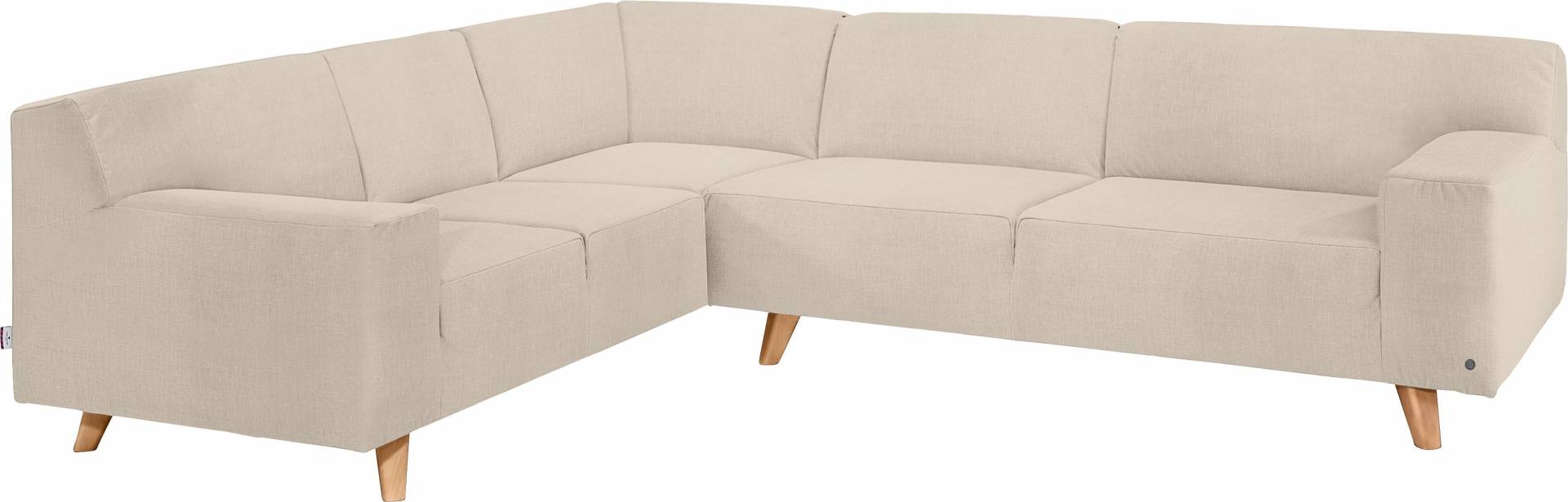 TOM TAILOR HOME Ecksofa »NORDIC PURE«, im Retrolook, Füsse Buche natur von TOM TAILOR HOME