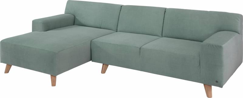 TOM TAILOR HOME Ecksofa »NORDIC PURE«, mit Recamiere, im Retrolook, Füsse Buche natur von TOM TAILOR HOME