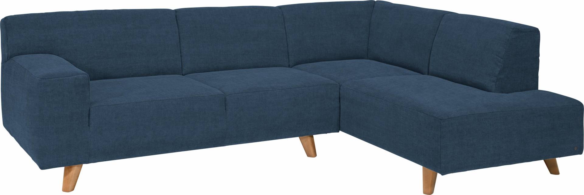 TOM TAILOR HOME Ecksofa »NORDIC PURE«, mit Ottomane, im Retrolook, Füsse Buche natur von TOM TAILOR HOME