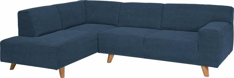 TOM TAILOR HOME Ecksofa »NORDIC PURE«, mit Ottomane, im Retrolook, Füsse Buche natur von TOM TAILOR HOME