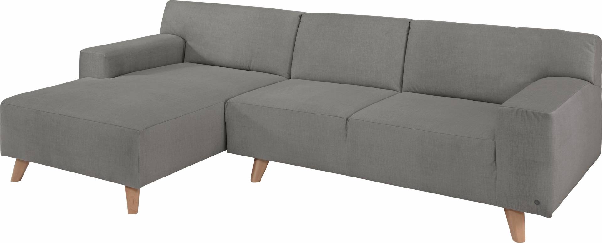 TOM TAILOR HOME Ecksofa »NORDIC PURE«, mit Recamiere, im Retrolook, Füsse Buche natur von TOM TAILOR HOME