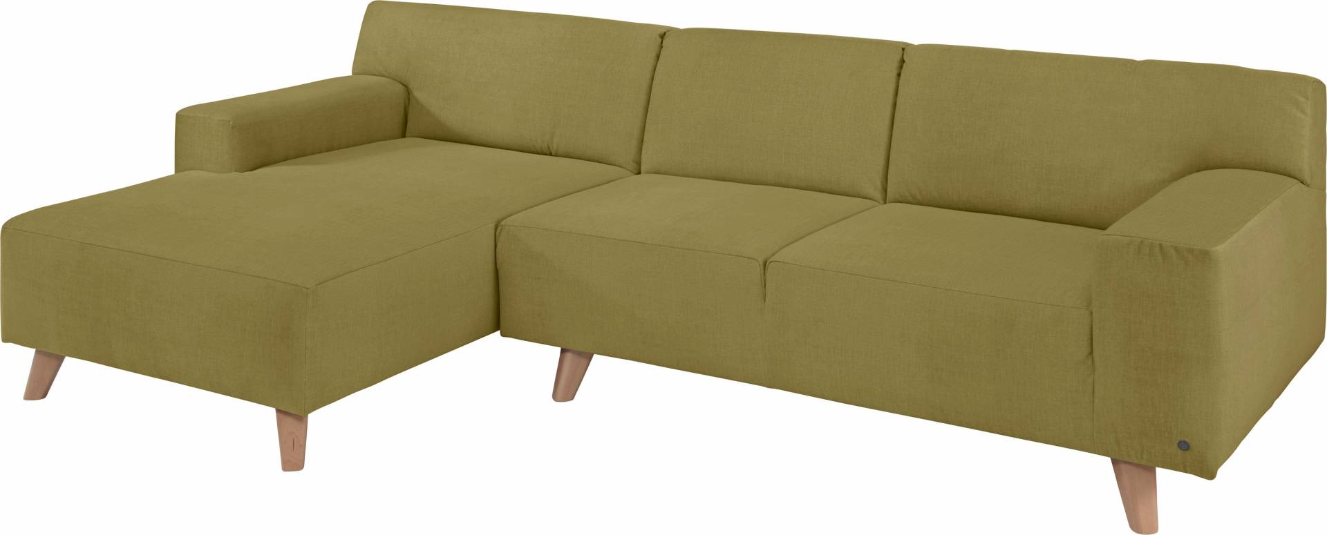 TOM TAILOR HOME Ecksofa »NORDIC PURE«, mit Recamiere, im Retrolook, Füsse Buche natur von TOM TAILOR HOME