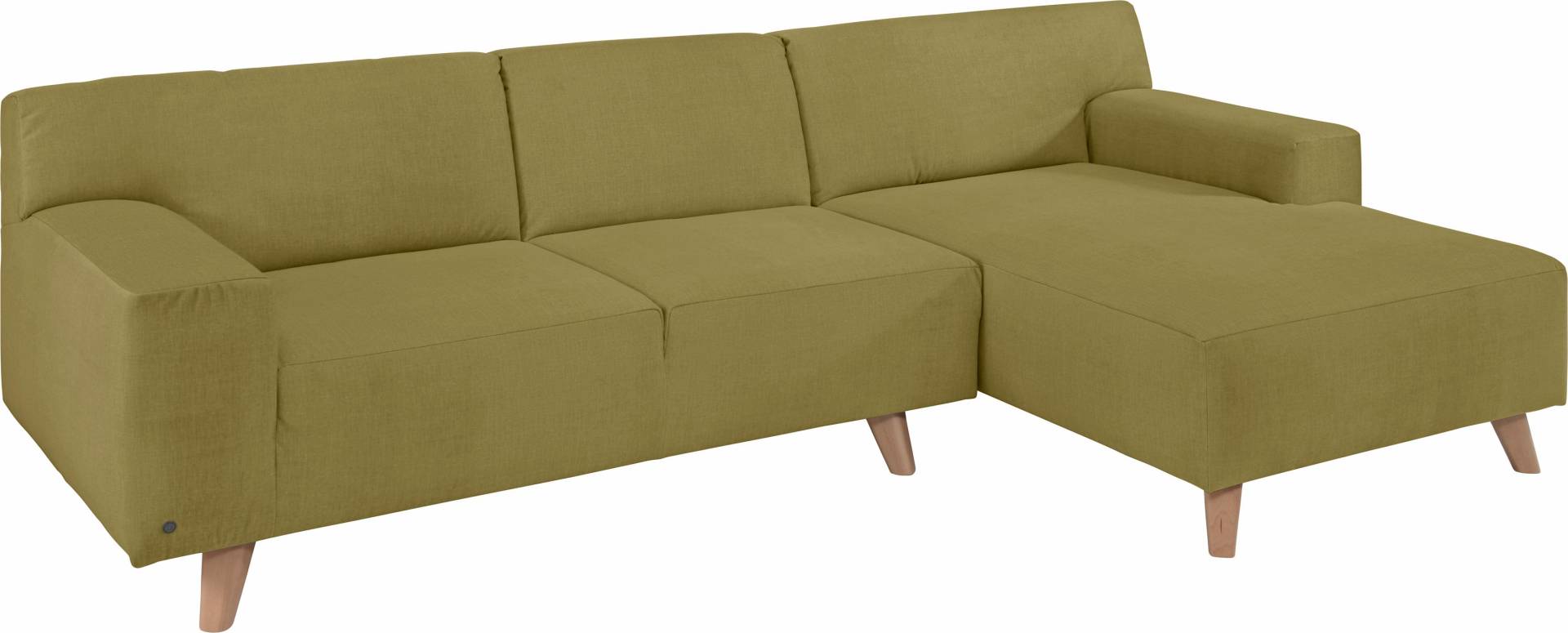 TOM TAILOR HOME Ecksofa »NORDIC PURE«, mit Recamiere, im Retrolook, Füsse Buche natur von TOM TAILOR HOME