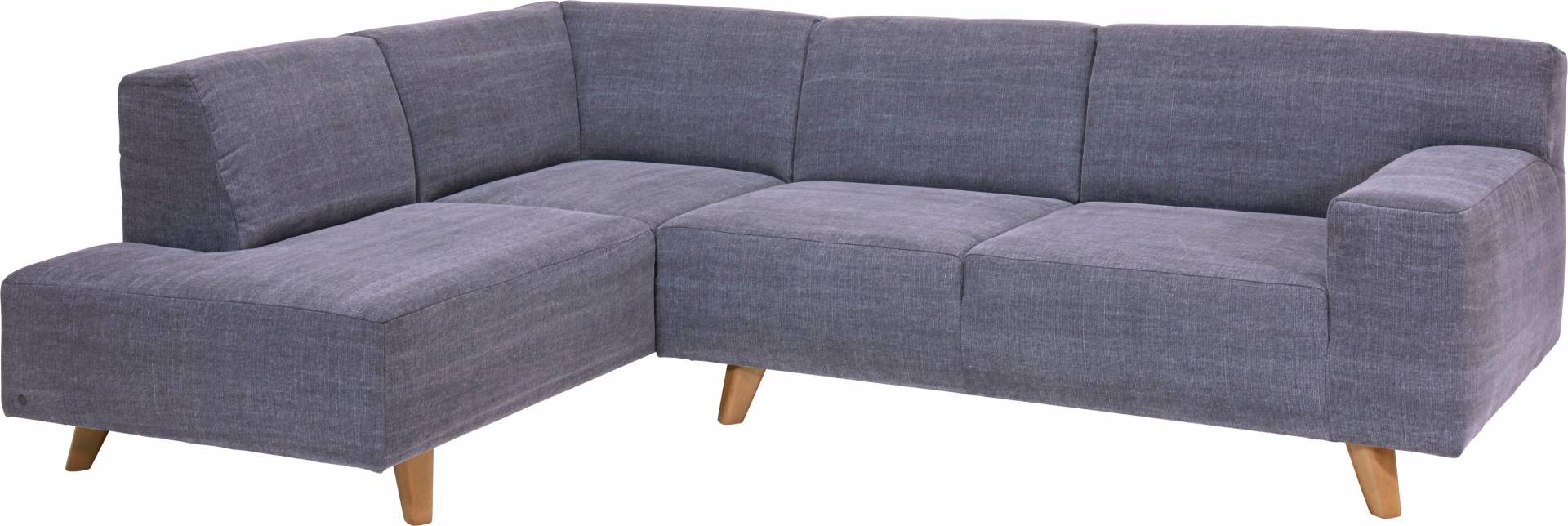 TOM TAILOR HOME Ecksofa »NORDIC PURE«, mit Ottomane, im Retrolook, Füsse Buche natur von TOM TAILOR HOME