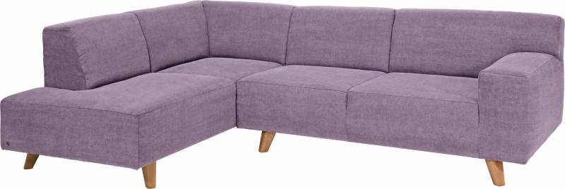 TOM TAILOR HOME Ecksofa »NORDIC PURE«, mit Ottomane, im Retrolook, Füsse Buche natur von TOM TAILOR HOME