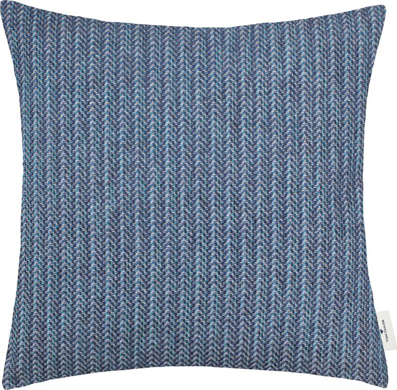 TOM TAILOR HOME Dekokissen »Chenille ZigZag«, mit hochwertigem Chenillegarn, Kissenhülle ohne Füllung, 1 Stück von TOM TAILOR HOME