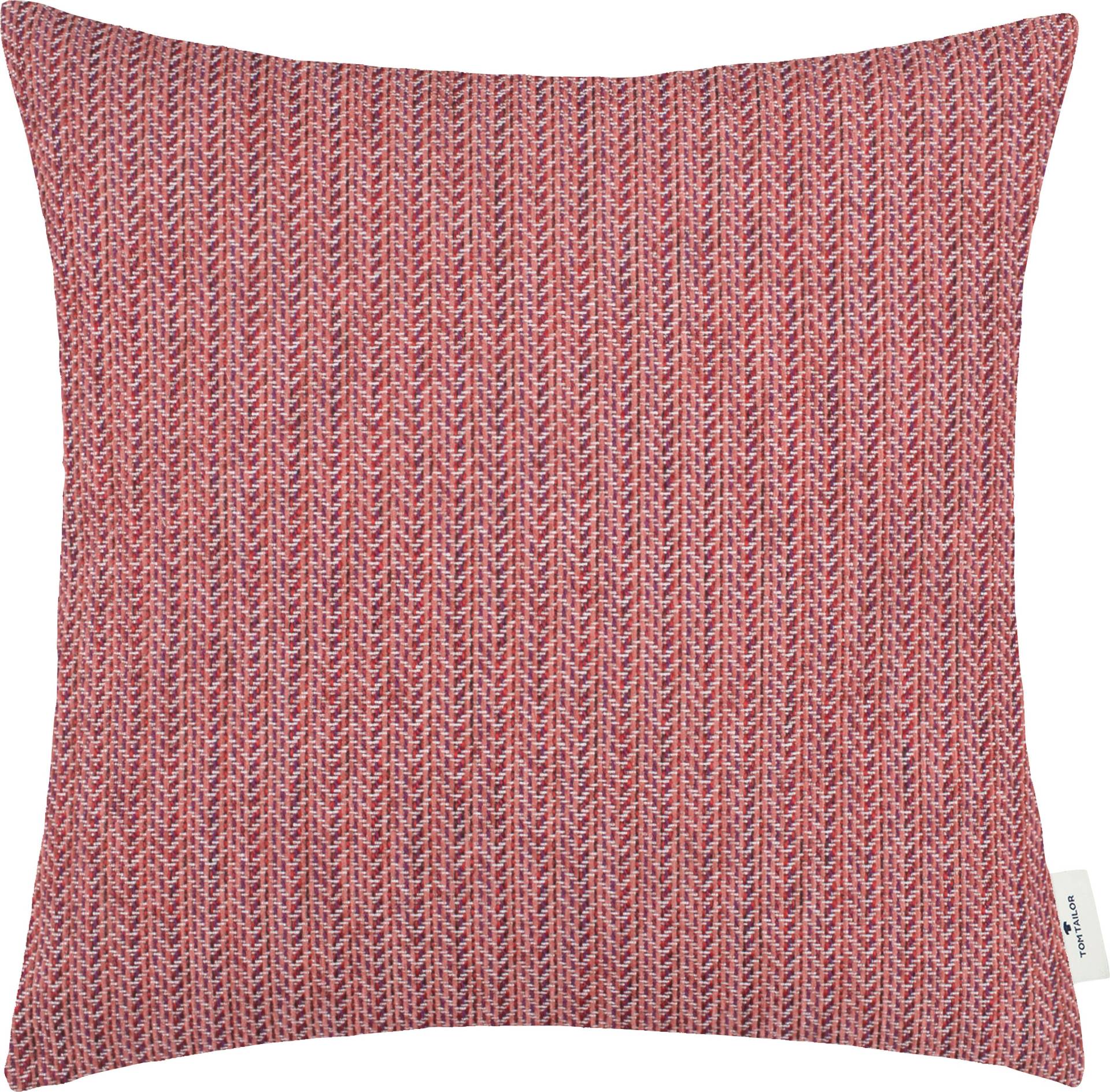 TOM TAILOR HOME Dekokissen »Chenille ZigZag«, mit hochwertigem Chenillegarn, Kissenhülle ohne Füllung, 1 Stück von TOM TAILOR HOME