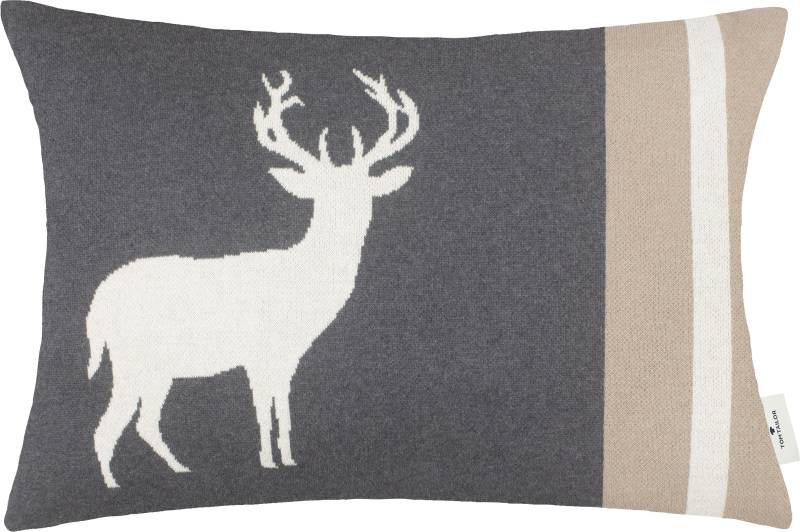 TOM TAILOR HOME Dekokissen »Reindeer«, aus hochwertiger Baumwolle, Kissenhülle ohne Füllung, 1 Stück von TOM TAILOR HOME