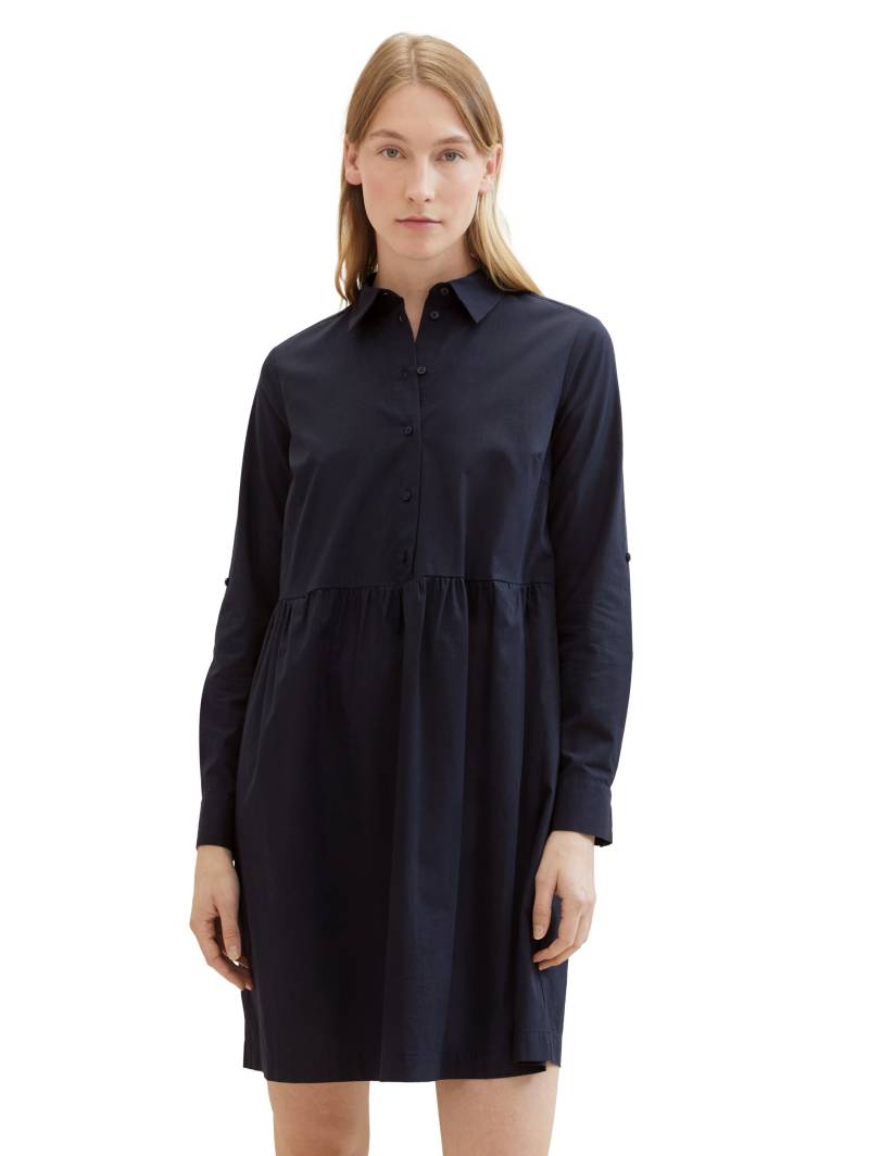 TOM TAILOR Hemdblusenkleid »Poplin«, mit Knopfleiste von Tom Tailor