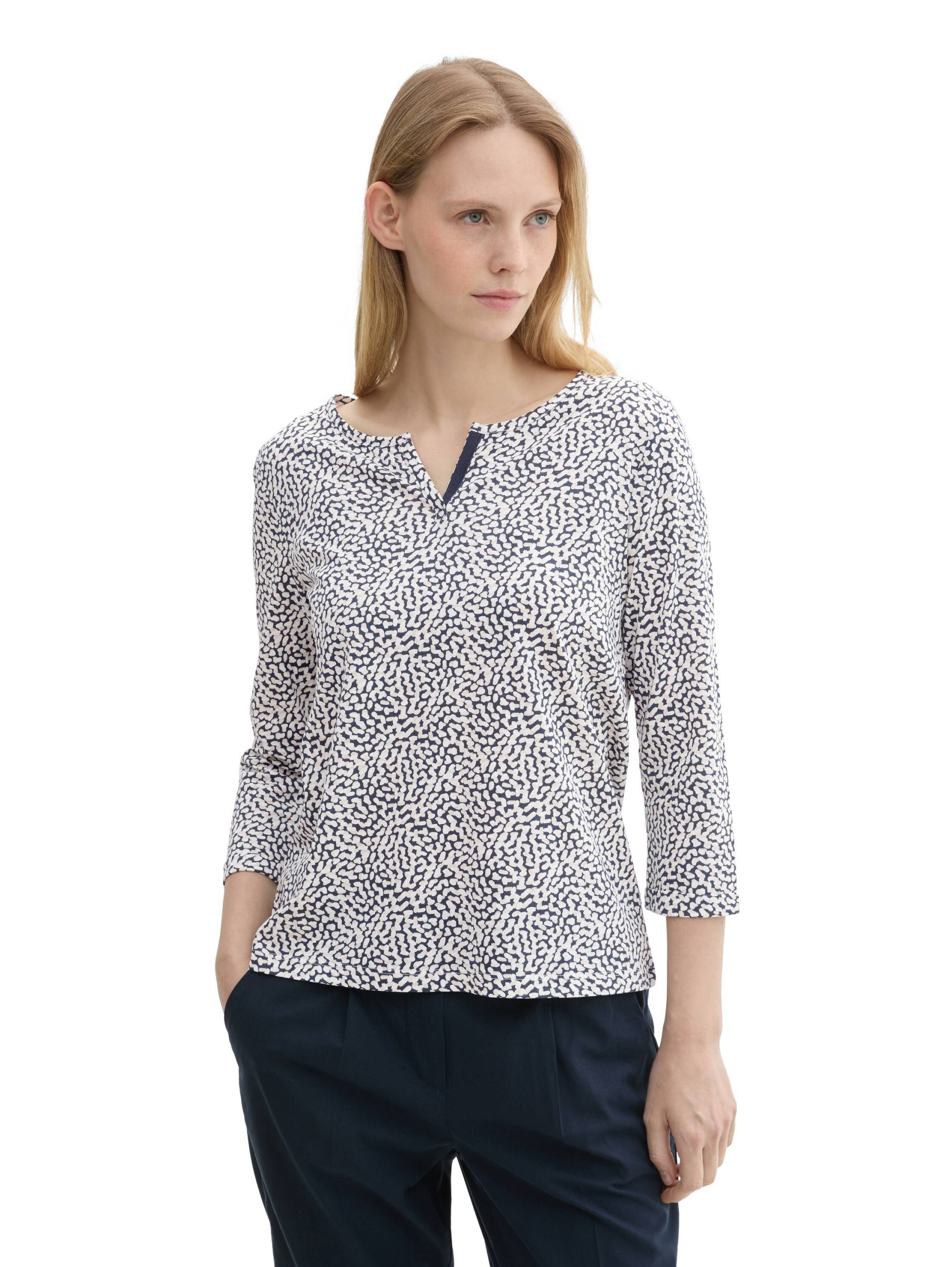 TOM TAILOR Henleyshirt, mit All-Over Print von Tom Tailor