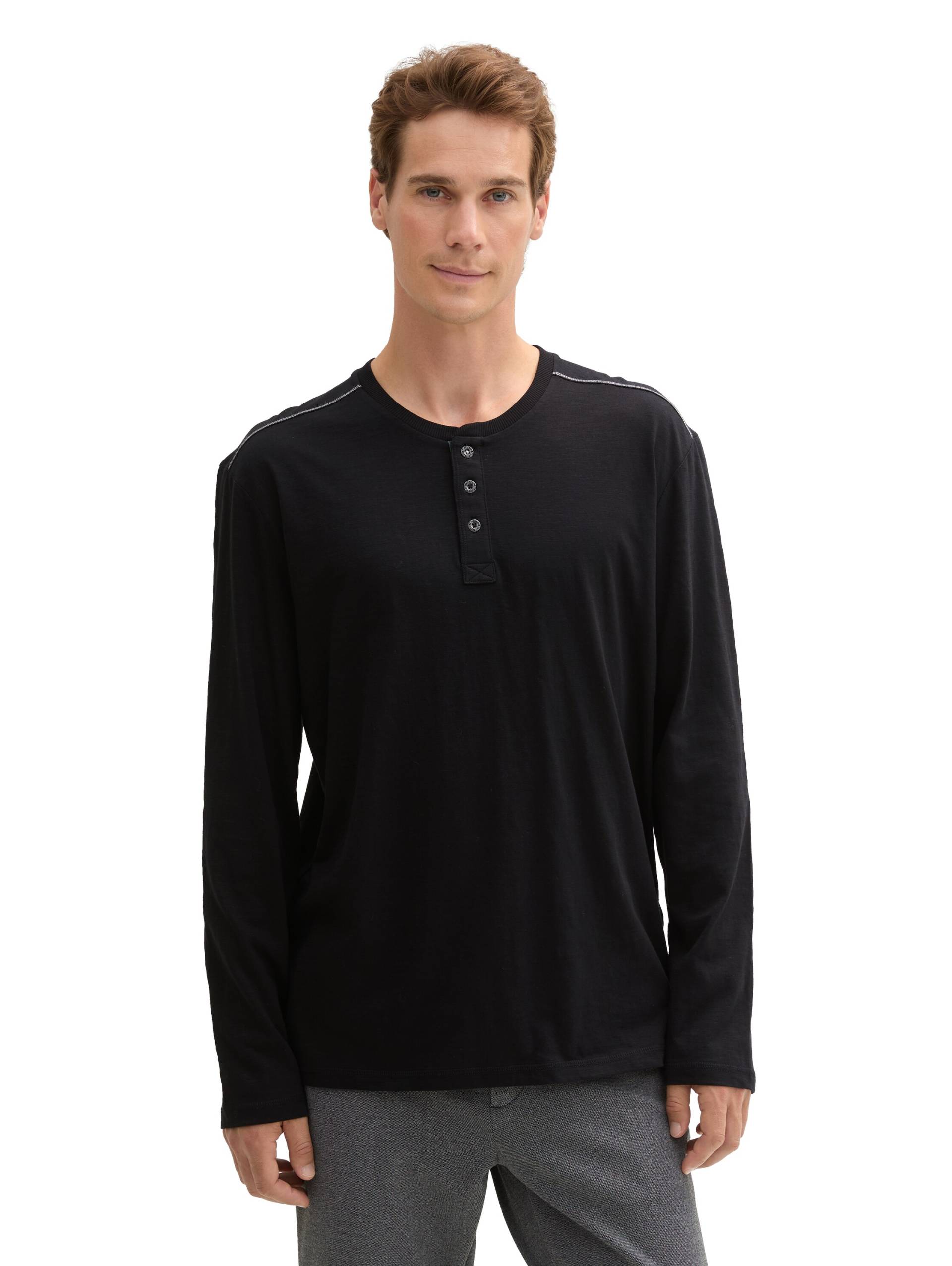 TOM TAILOR Henleyshirt, mit Henley Ausschnitt TOM TAILOR Henleyshirt, mit Henley Ausschnitt von Tom Tailor