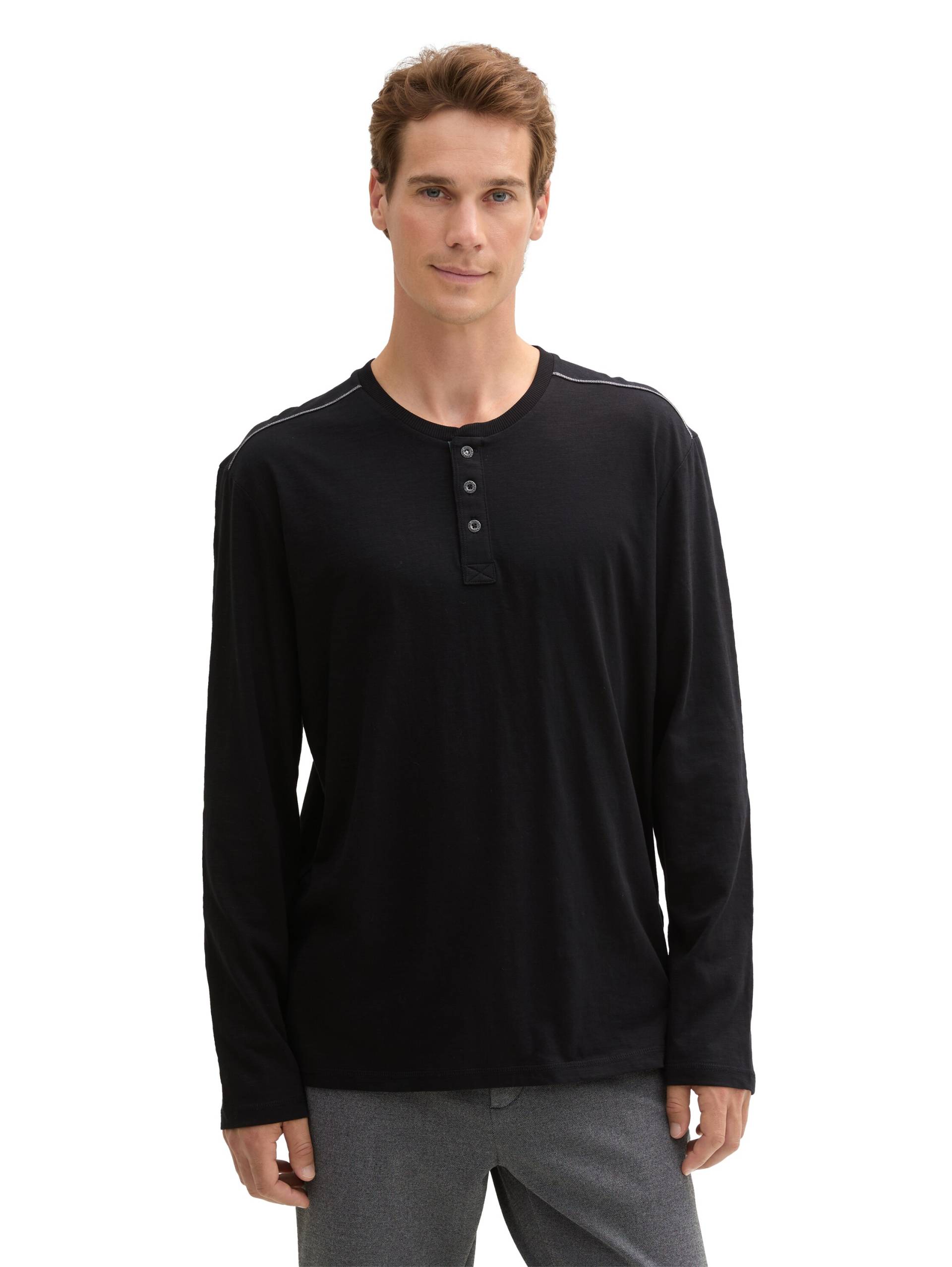 TOM TAILOR Henleyshirt, mit Henley Ausschnitt von Tom Tailor