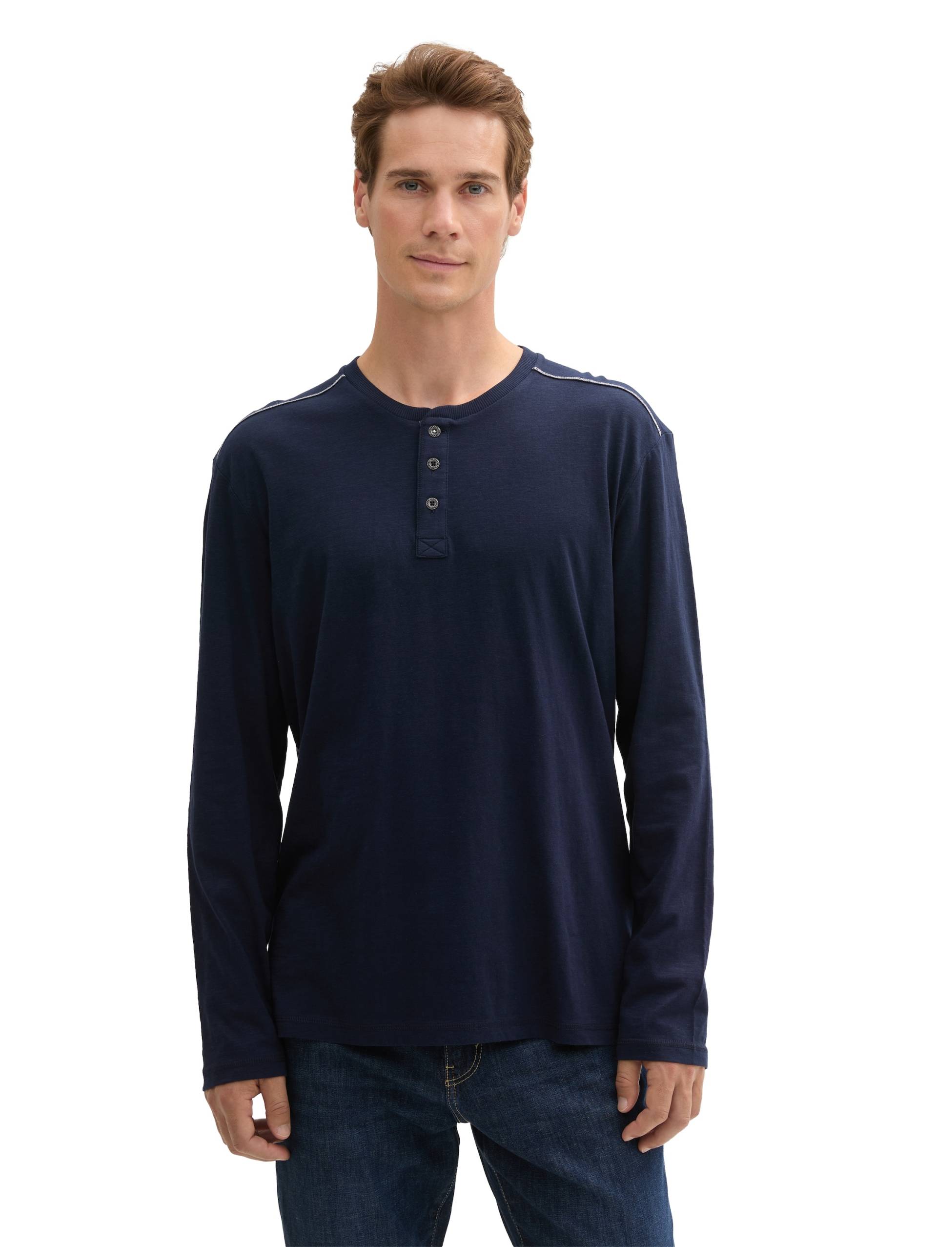 TOM TAILOR Henleyshirt, mit Henley Ausschnitt TOM TAILOR Henleyshirt, mit Henley Ausschnitt von Tom Tailor