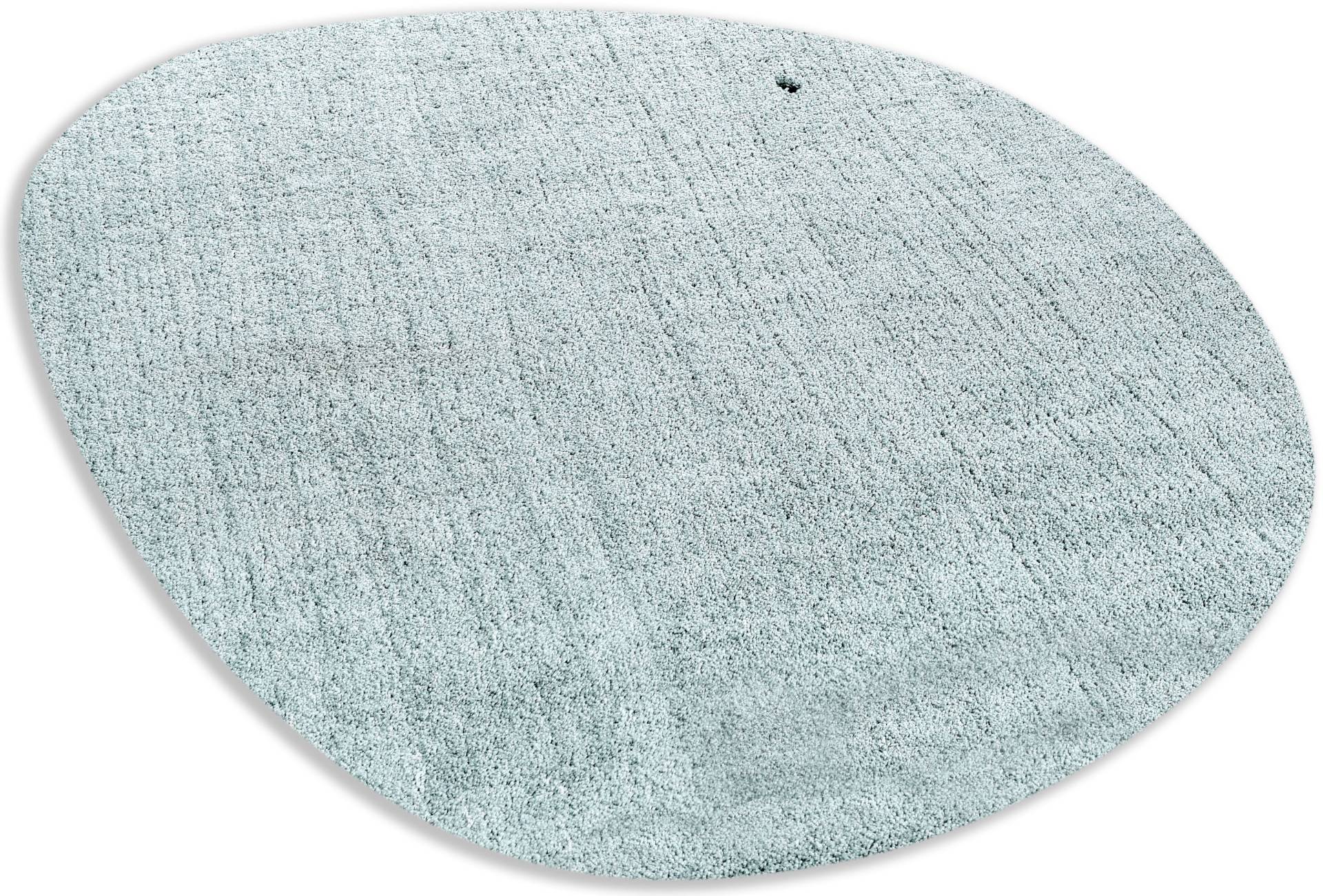 TOM TAILOR HOME Hochflor-Teppich »Shaggy Teppich Cozy«, oval, 25 mm Höhe, Uni Farben, auch in Pastell Farben, weich & kuschelig von TOM TAILOR HOME