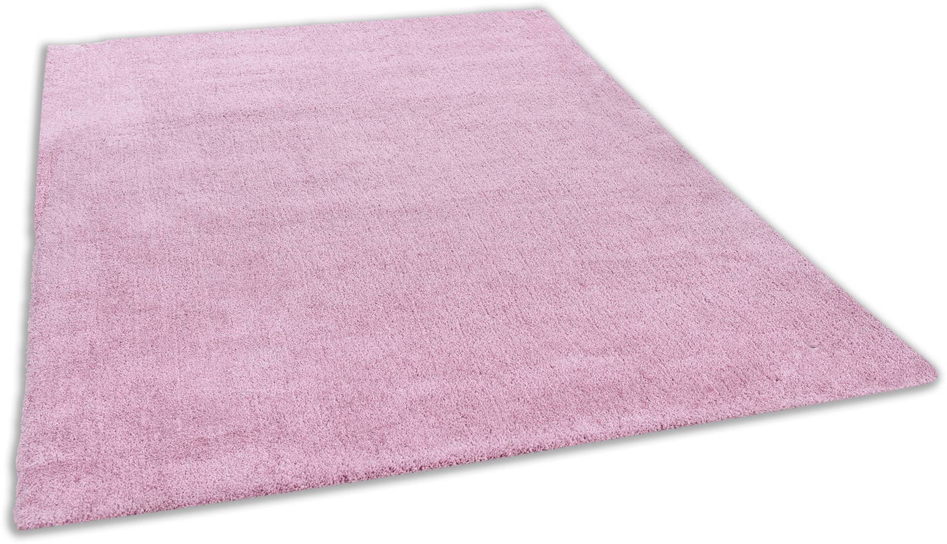 TOM TAILOR HOME Hochflor-Teppich »Shaggy Teppich Cozy«, rechteckig, 25 mm Höhe, Uni Farben, auch in Pastell Farben, ideal im Wohnzimmer & Schlafzimmer von TOM TAILOR HOME