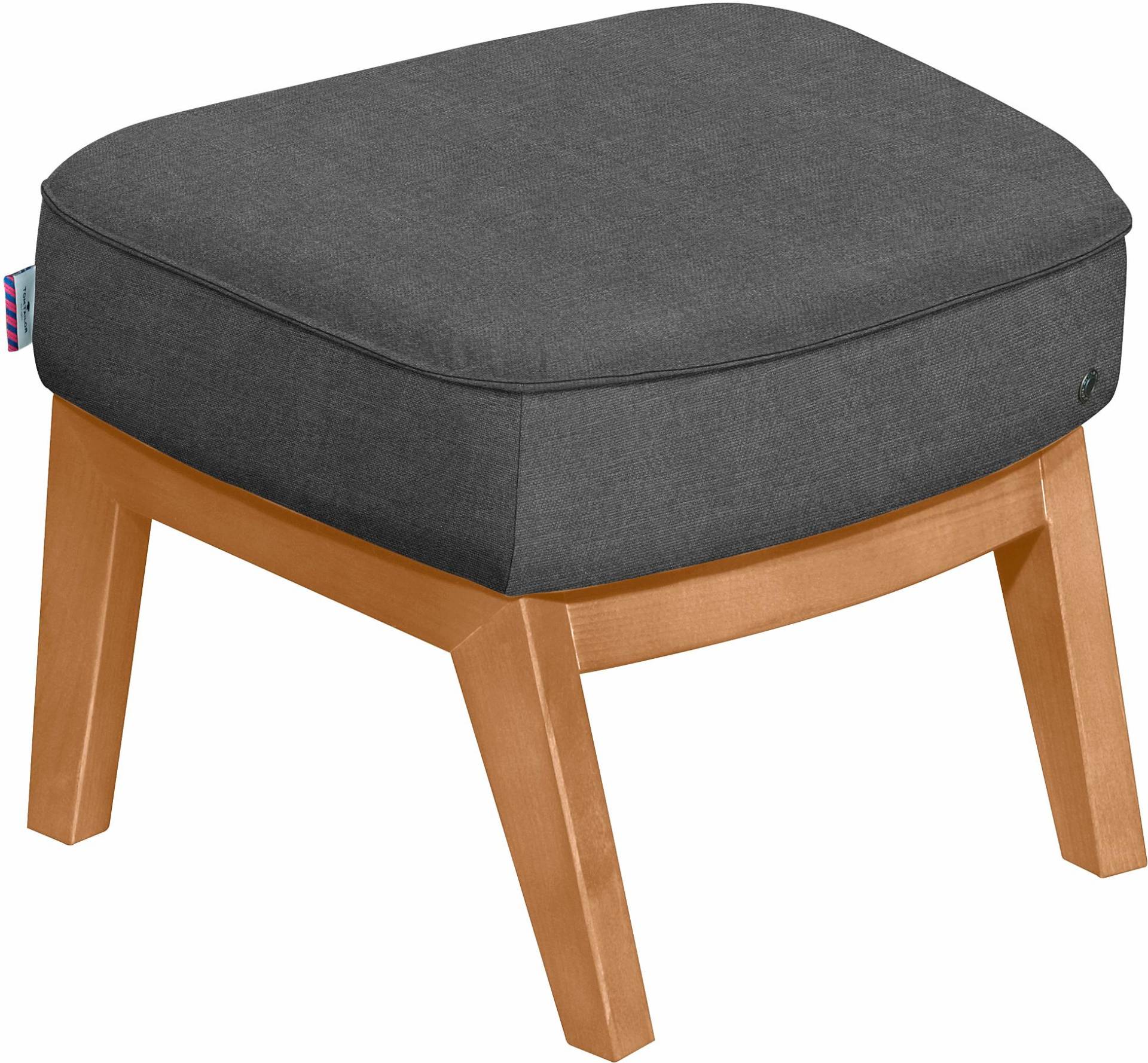 TOM TAILOR HOME Hocker »COZY«, mit Kedernaht, Füsse Buche natur von TOM TAILOR HOME