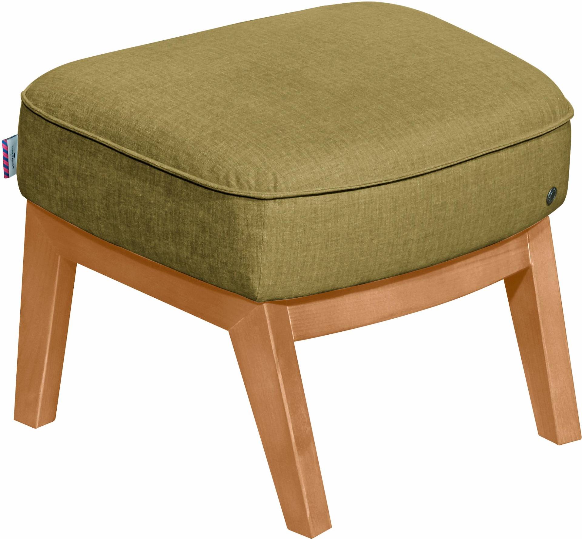 TOM TAILOR HOME Hocker »COZY«, mit Kedernaht, Füsse Buche natur von TOM TAILOR HOME