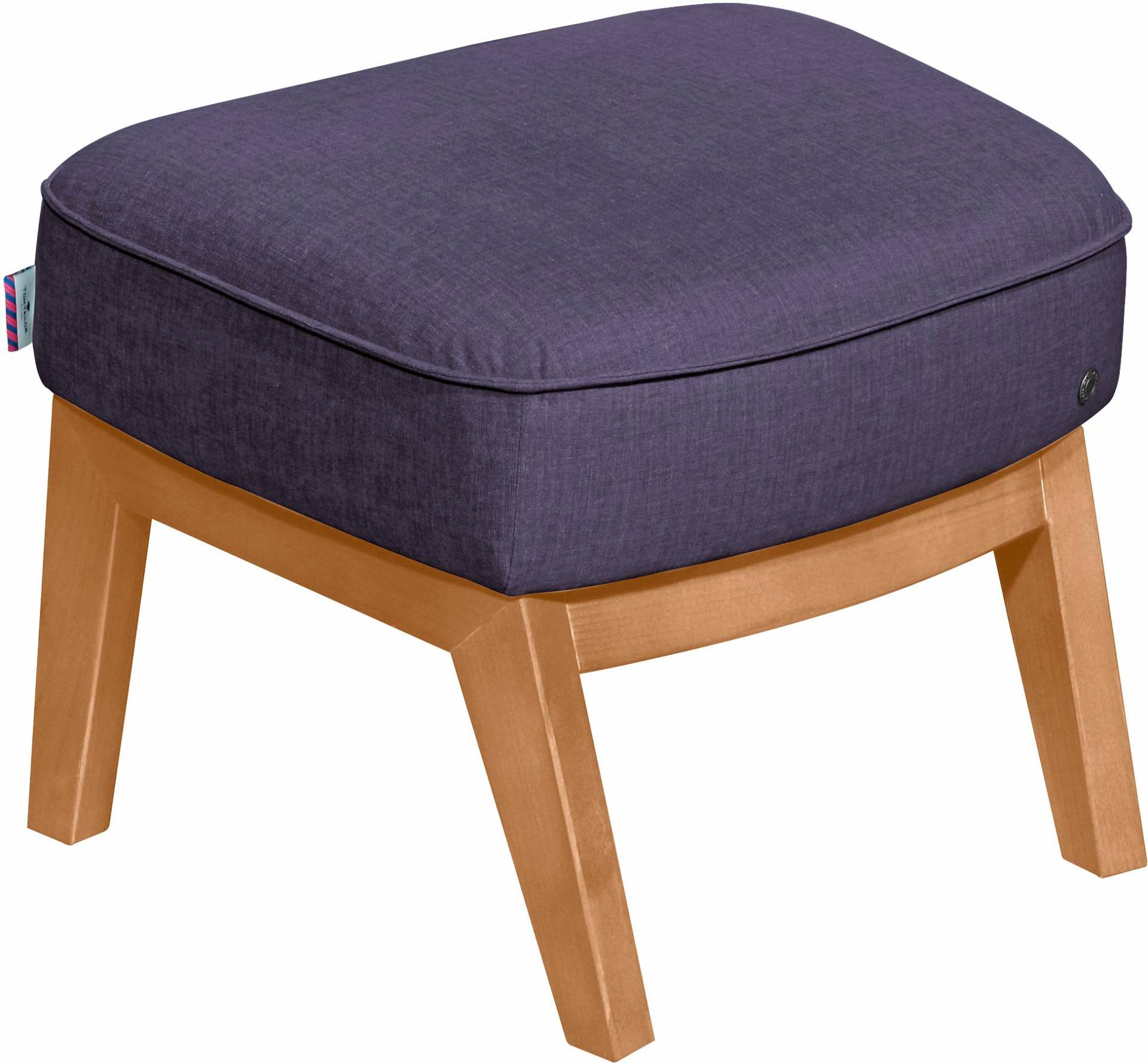 TOM TAILOR HOME Hocker »COZY«, mit Kedernaht, Füsse Buche natur von TOM TAILOR HOME