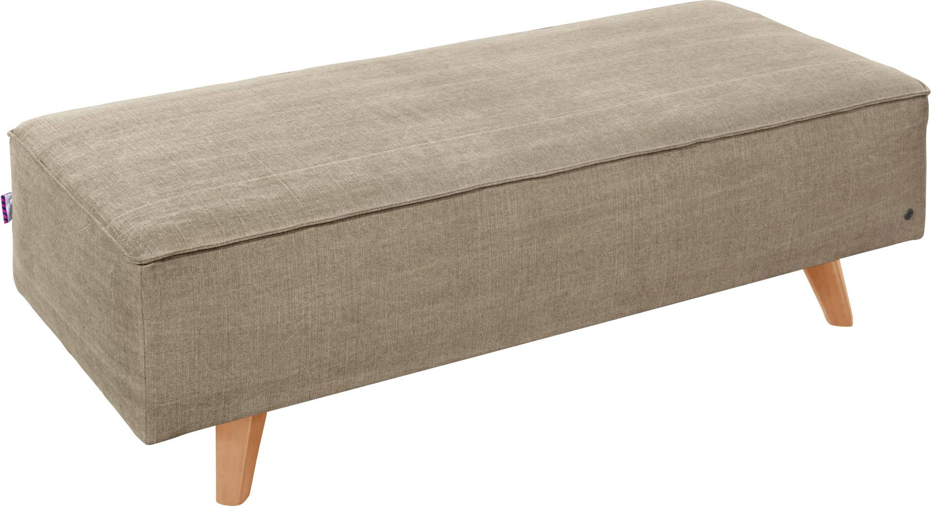 TOM TAILOR HOME Hocker »NORDIC CHIC«, mit Kedernaht, Breite 137 cm, Füsse Buche natur von TOM TAILOR HOME