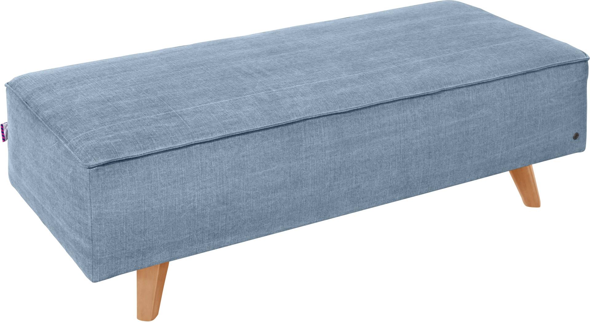 TOM TAILOR HOME Hocker »NORDIC CHIC«, mit Kedernaht, Breite 137 cm, Füsse Buche natur von TOM TAILOR HOME