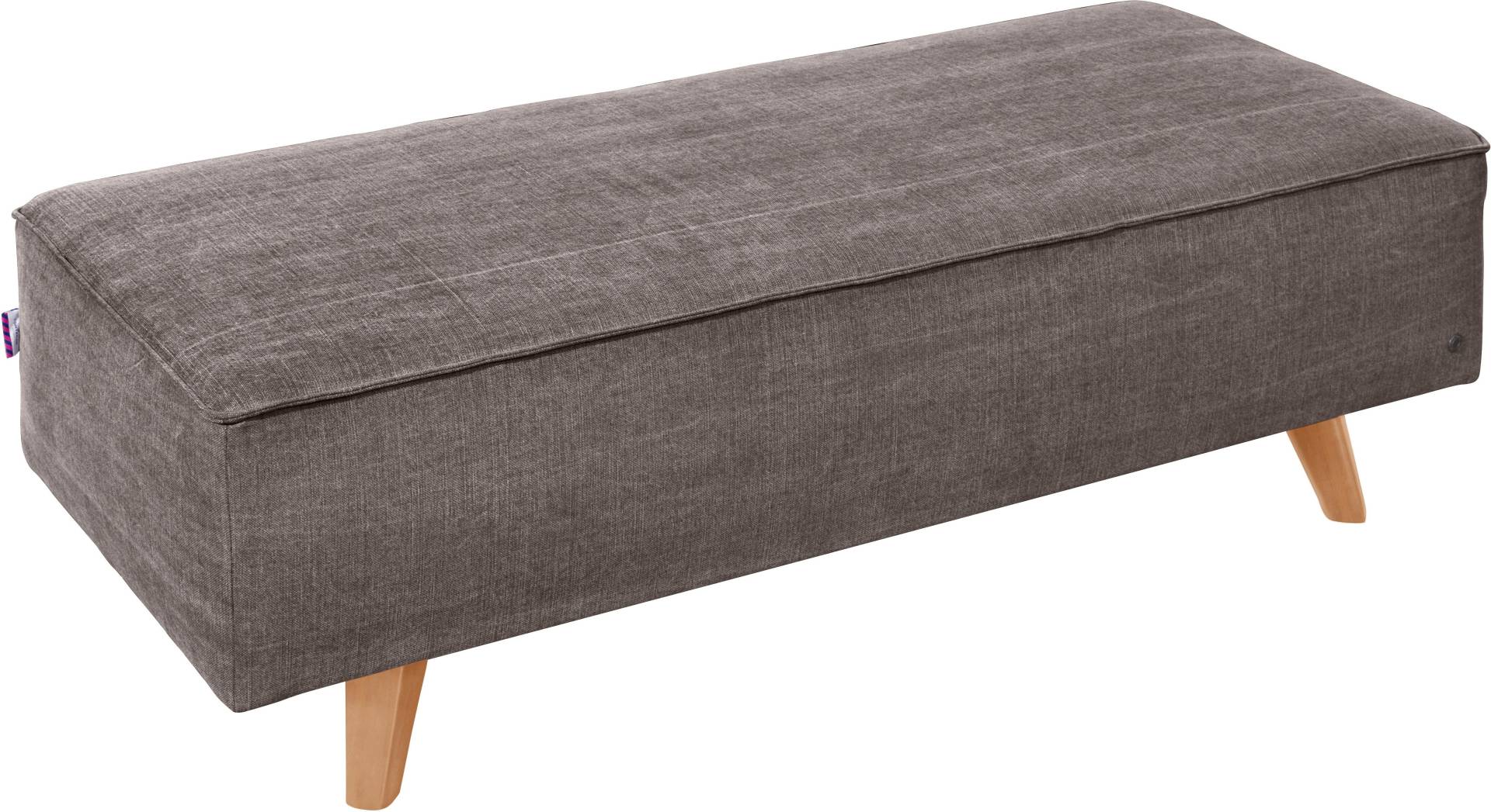 TOM TAILOR HOME Hocker »NORDIC CHIC«, mit Kedernaht, Breite 137 cm, Füsse Buche natur von TOM TAILOR HOME