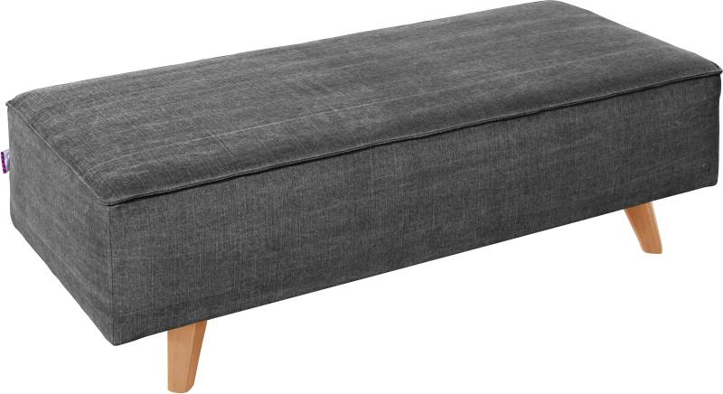 TOM TAILOR HOME Hocker »NORDIC CHIC«, mit Kedernaht, Breite 137 cm, Füsse Buche natur von TOM TAILOR HOME