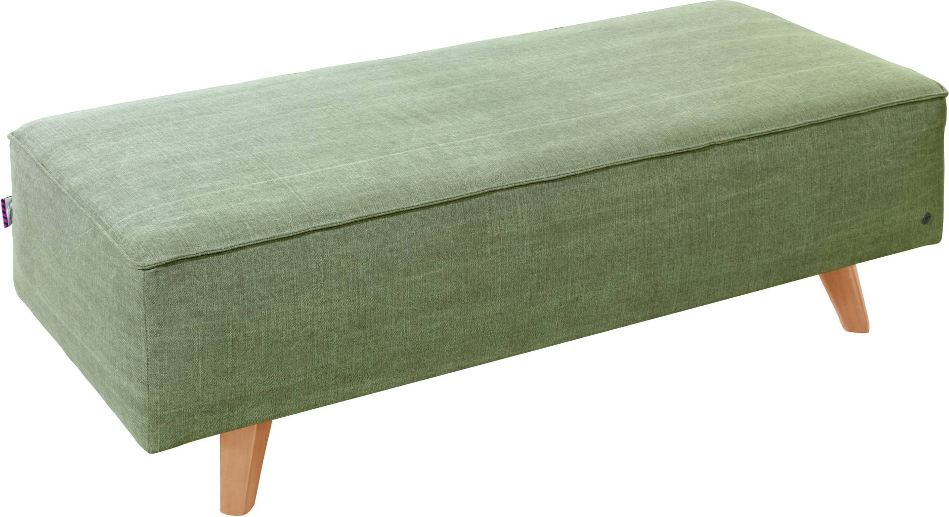 TOM TAILOR HOME Hocker »NORDIC CHIC«, mit Kedernaht, Breite 137 cm, Füsse Buche natur von TOM TAILOR HOME