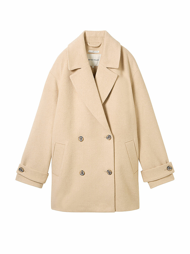 TOM TAILOR Jacke beige | L von Tom Tailor