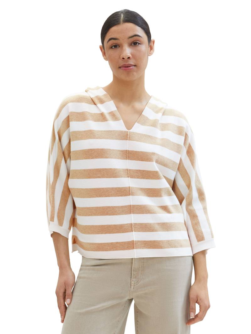 TOM TAILOR Kapuzenpullover, mit weitem V-Ausschnitt TOM TAILOR Kapuzenpullover, mit weitem V-Ausschnitt von Tom Tailor