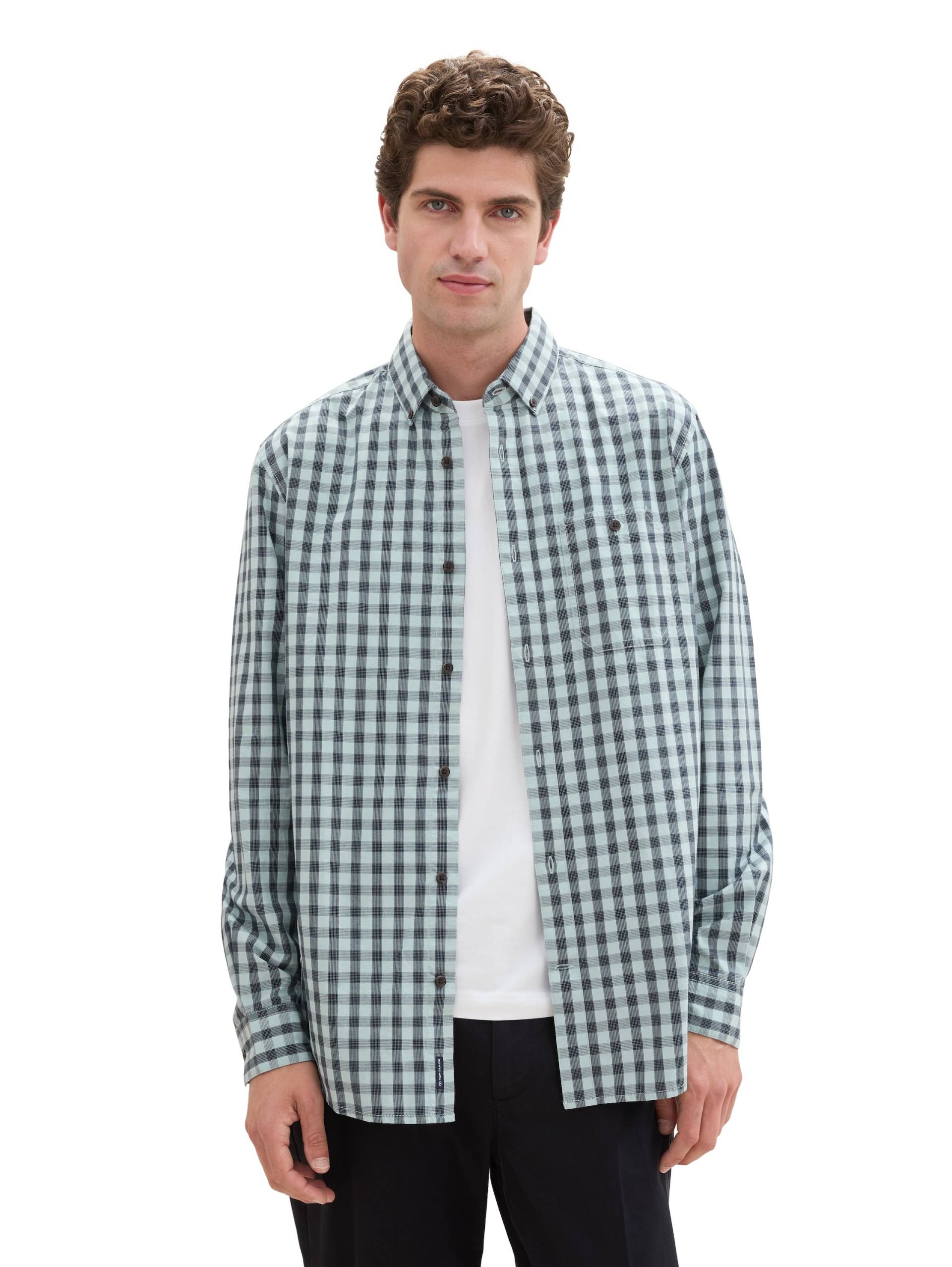 TOM TAILOR Karohemd »Vichy«, mit Knopfleiste TOM TAILOR Karohemd »Vichy«, mit Knopfleiste von Tom Tailor