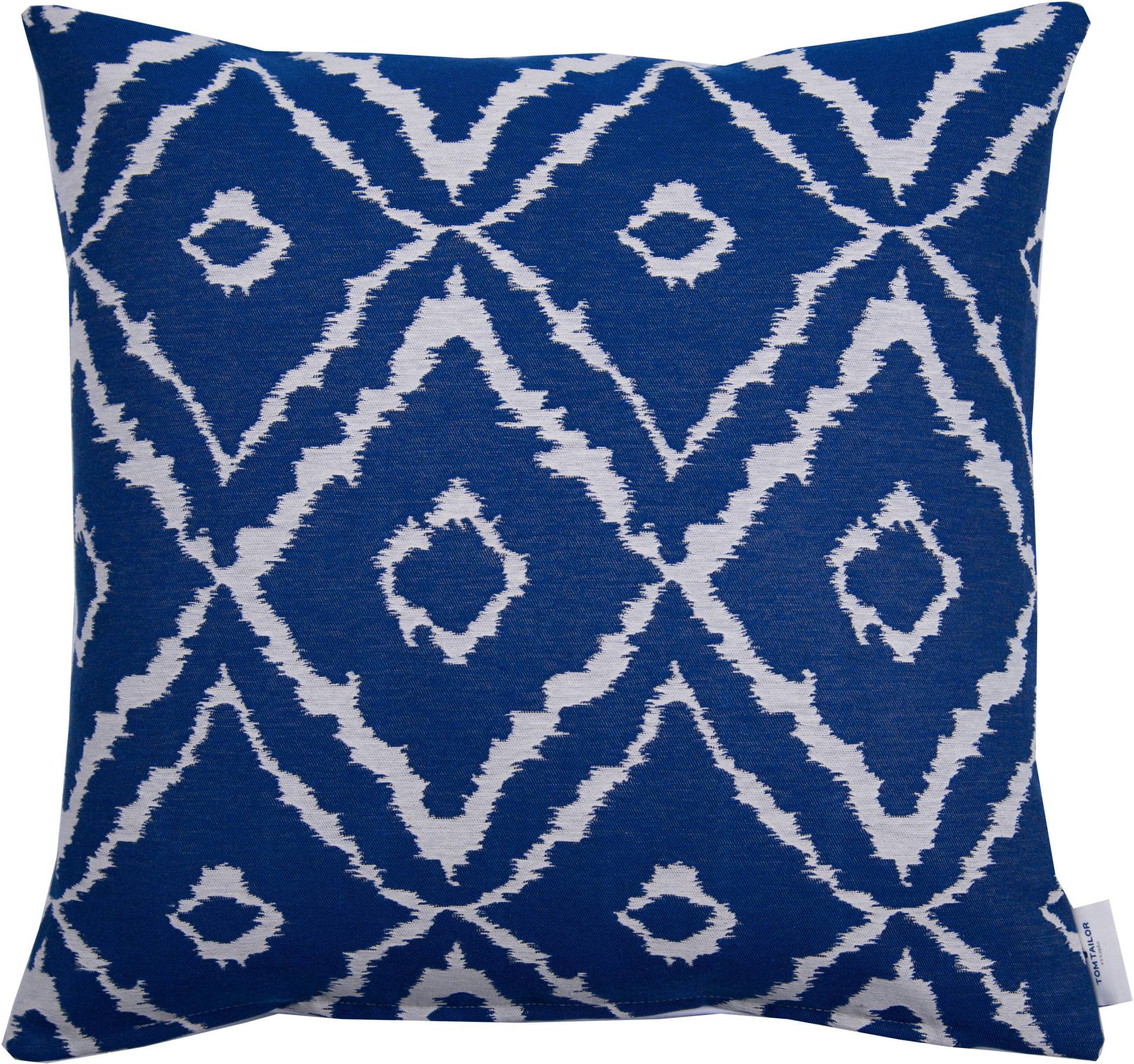 TOM TAILOR HOME Kissenbezug »Big Squares«, (1 St.), mit Ikat-Muster von TOM TAILOR HOME