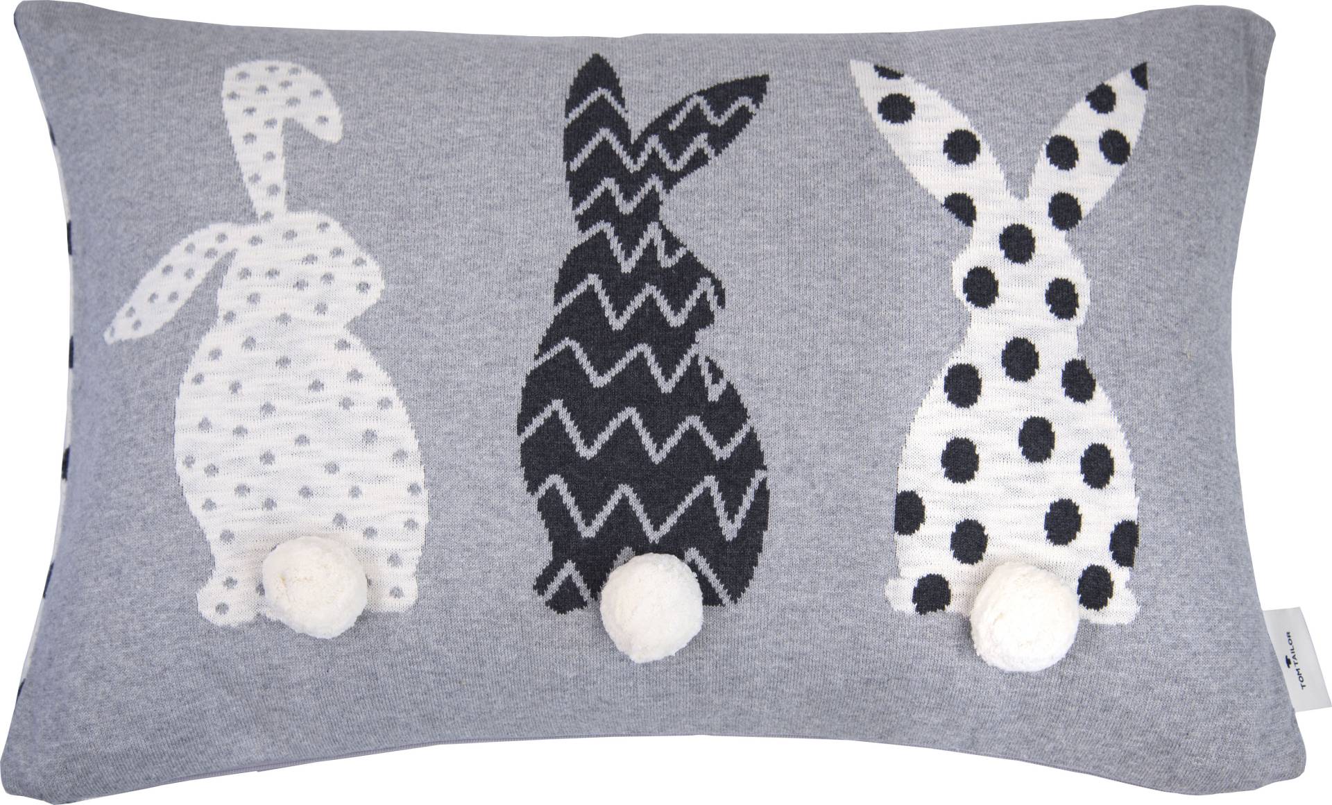 TOM TAILOR HOME Dekokissen »Patterned Bunnies«, mit gemusterten Hasen von TOM TAILOR HOME