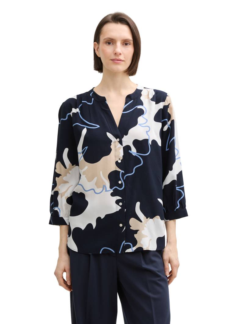 TOM TAILOR Klassische Bluse, mit All-Over Print von Tom Tailor