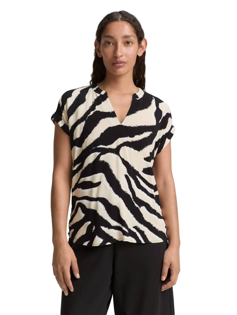 TOM TAILOR Kurzarmbluse, im Loose Fit von Tom Tailor