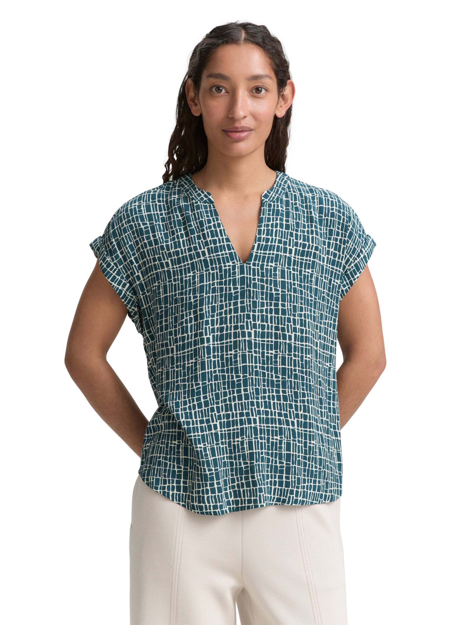 TOM TAILOR Kurzarmbluse, im Loose Fit TOM TAILOR Kurzarmbluse, im Loose Fit von Tom Tailor