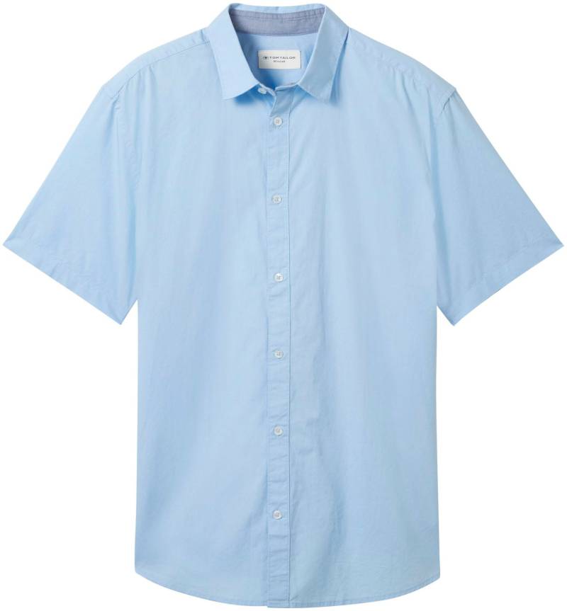 TOM TAILOR Kurzarmhemd, aus softem Baumwoll-Poplin TOM TAILOR Kurzarmhemd, aus softem Baumwoll-Poplin von Tom Tailor