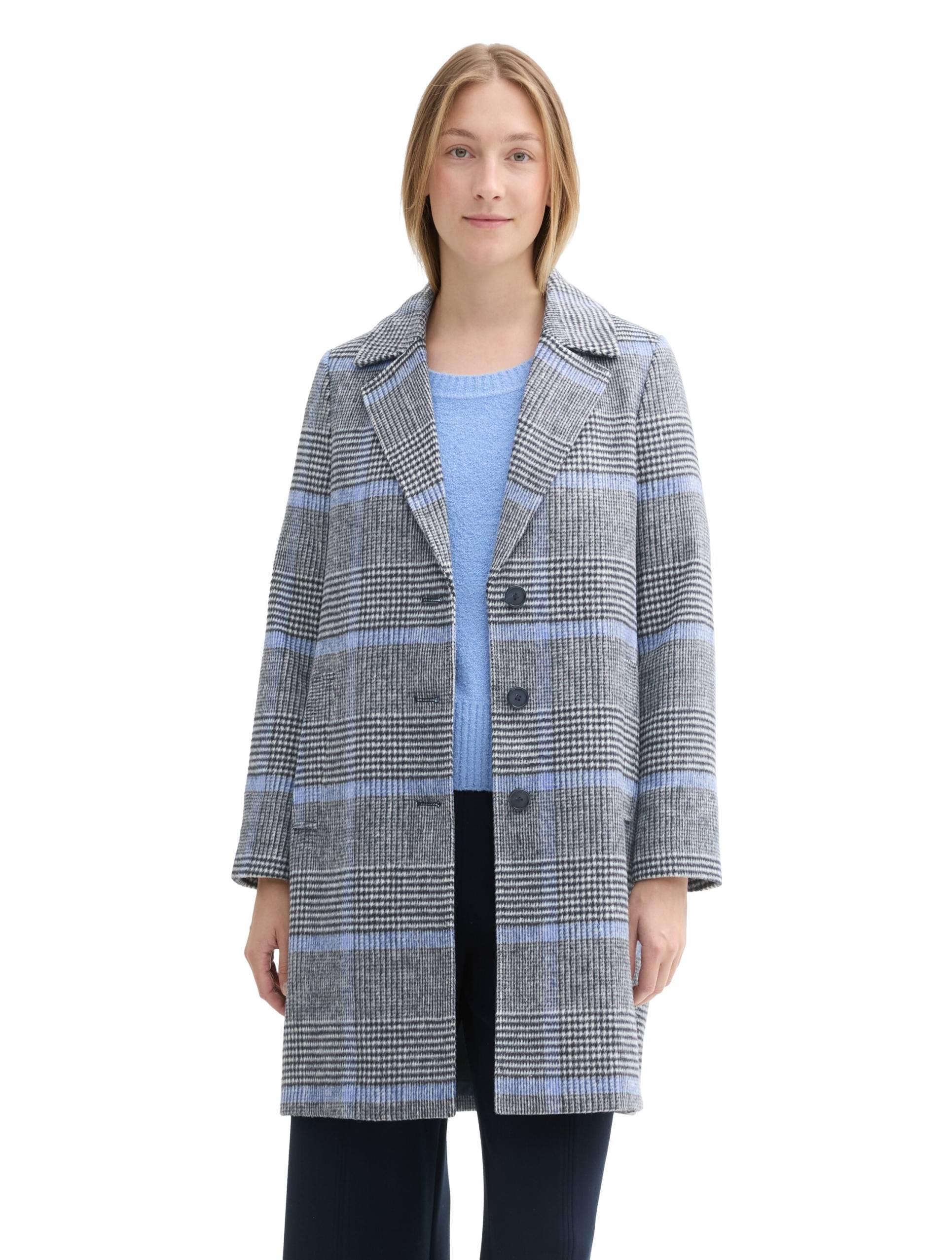 TOM TAILOR Kurzmantel, mit Karo Muster TOM TAILOR Kurzmantel, mit Karo Muster von Tom Tailor