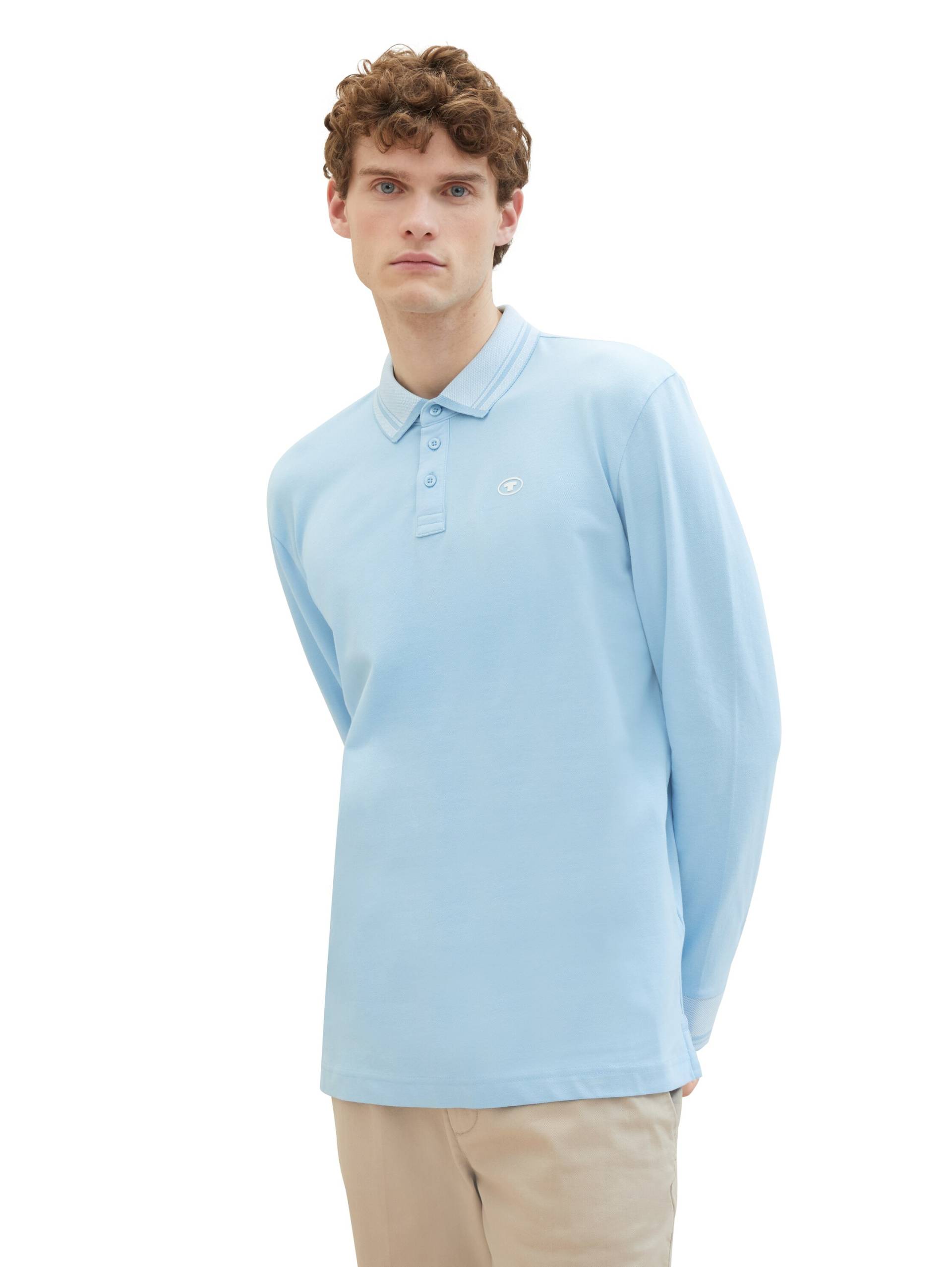 TOM TAILOR Langarm-Poloshirt, mit Logoprint TOM TAILOR Langarm-Poloshirt, mit Logoprint von Tom Tailor