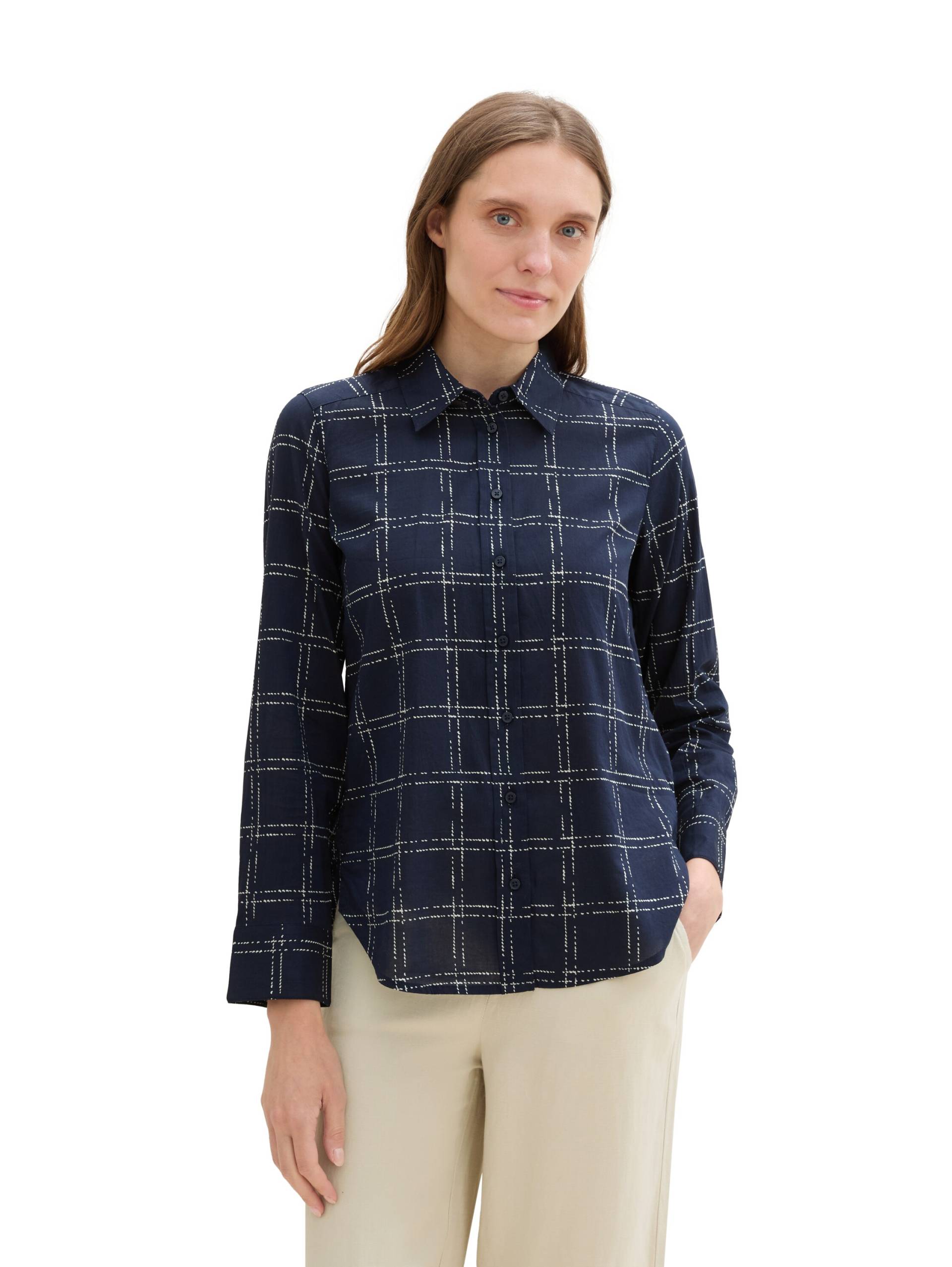 TOM TAILOR Langarmbluse, mit All-Over Print TOM TAILOR Langarmbluse, mit All-Over Print von Tom Tailor
