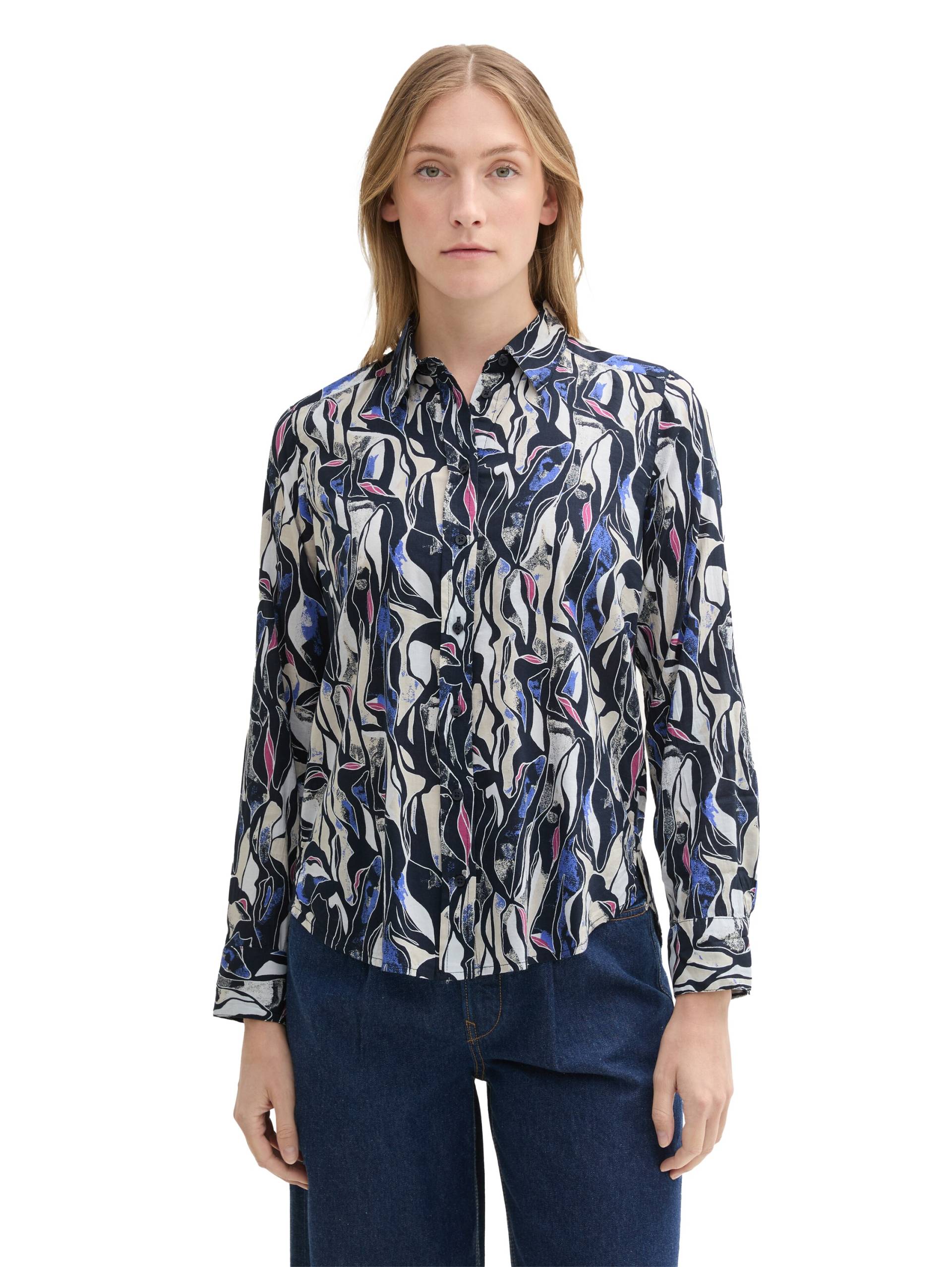 TOM TAILOR Langarmbluse, mit All-Over Print TOM TAILOR Langarmbluse, mit All-Over Print von Tom Tailor