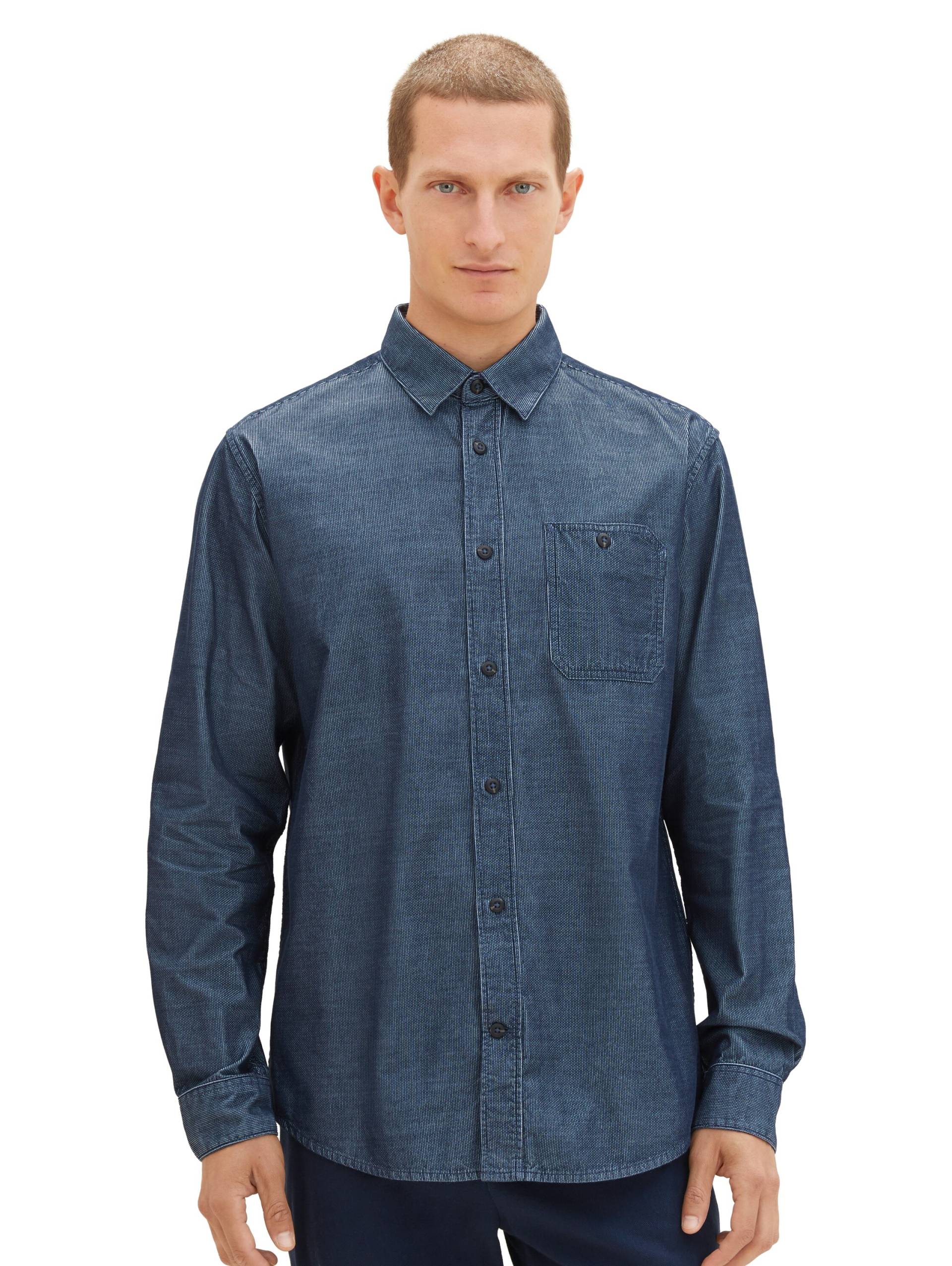 TOM TAILOR Langarmhemd, in feiner Cordoptik TOM TAILOR Langarmhemd, in feiner Cordoptik von Tom Tailor