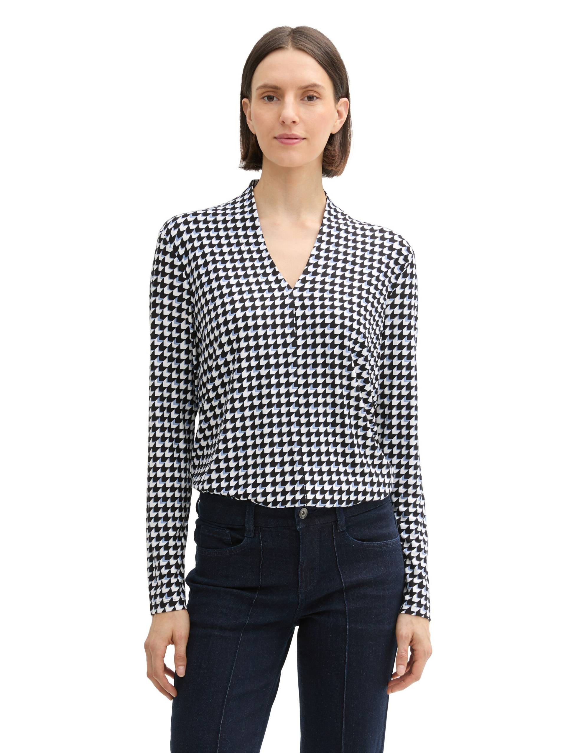 TOM TAILOR Langarmshirt, mit All-Over Print TOM TAILOR Langarmshirt, mit All-Over Print von Tom Tailor
