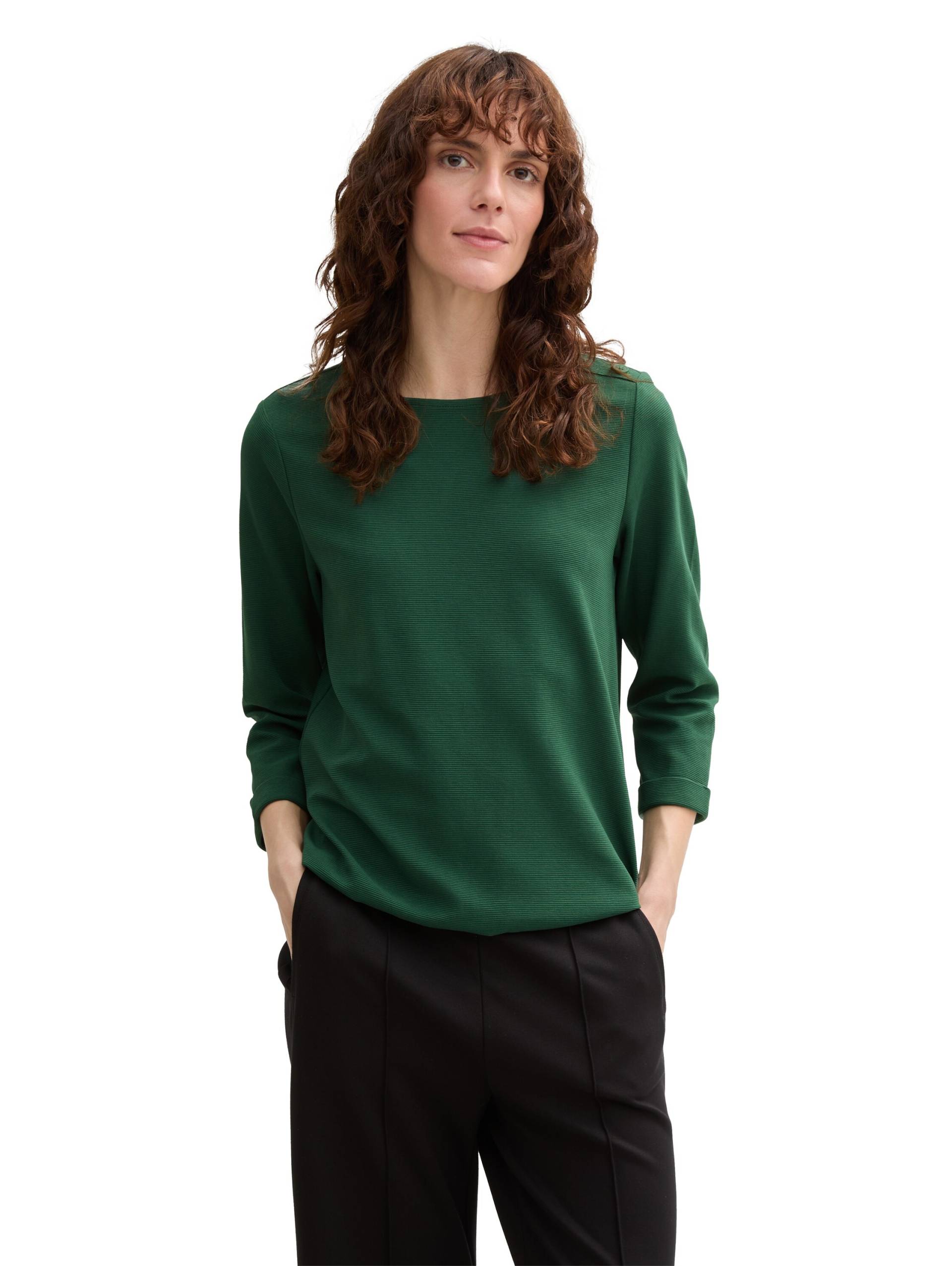 TOM TAILOR Langarmshirt, mit Knöpfen an der Schulter TOM TAILOR Langarmshirt, mit Knöpfen an der Schulter von Tom Tailor