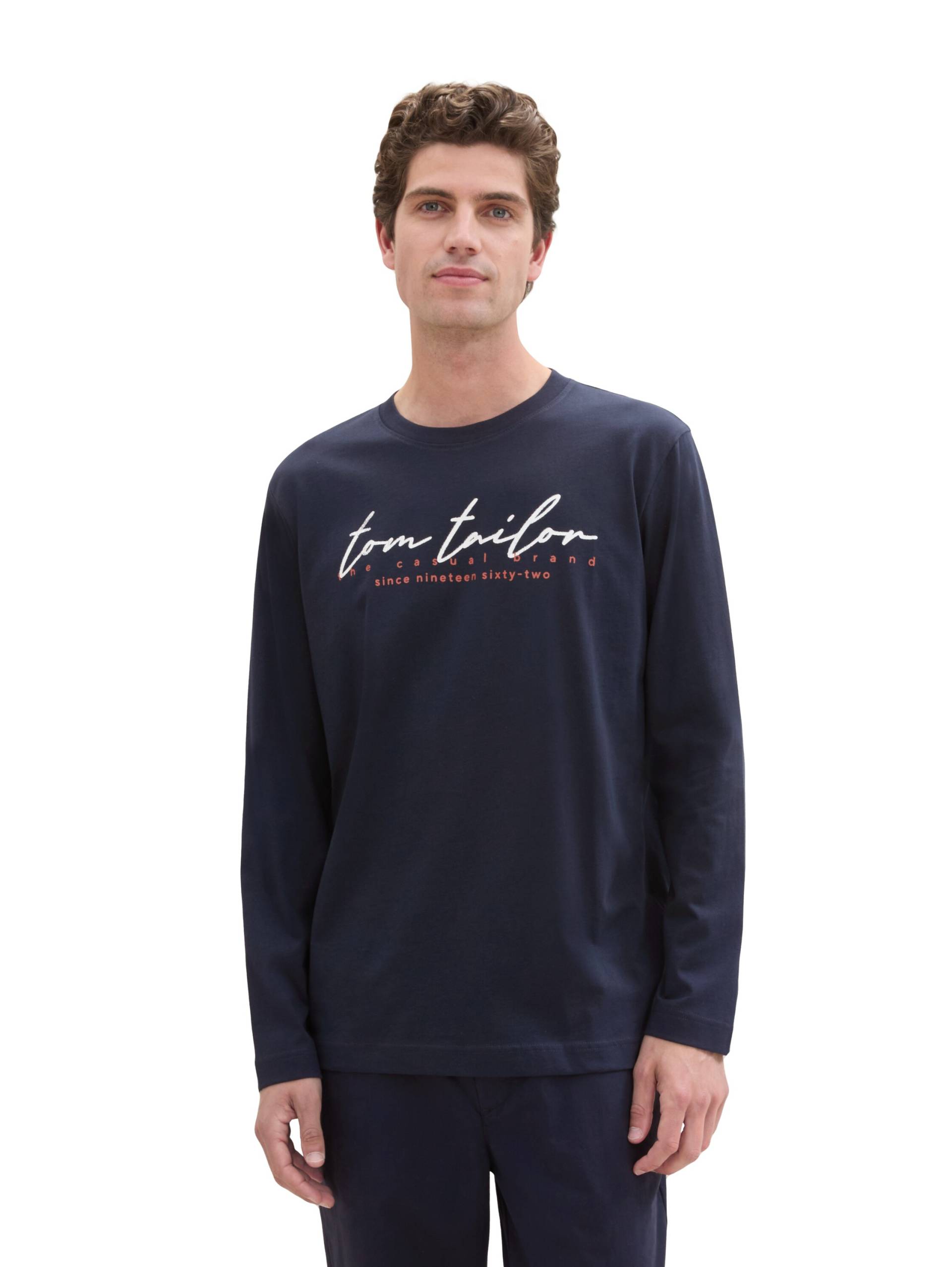 TOM TAILOR Langarmshirt, mit Logo-Print TOM TAILOR Langarmshirt, mit Logo-Print von Tom Tailor