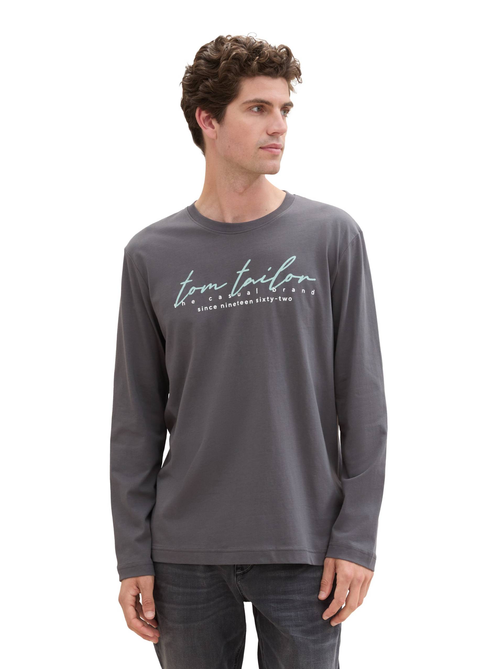 TOM TAILOR Langarmshirt, mit Logo-Print TOM TAILOR Langarmshirt, mit Logo-Print von Tom Tailor