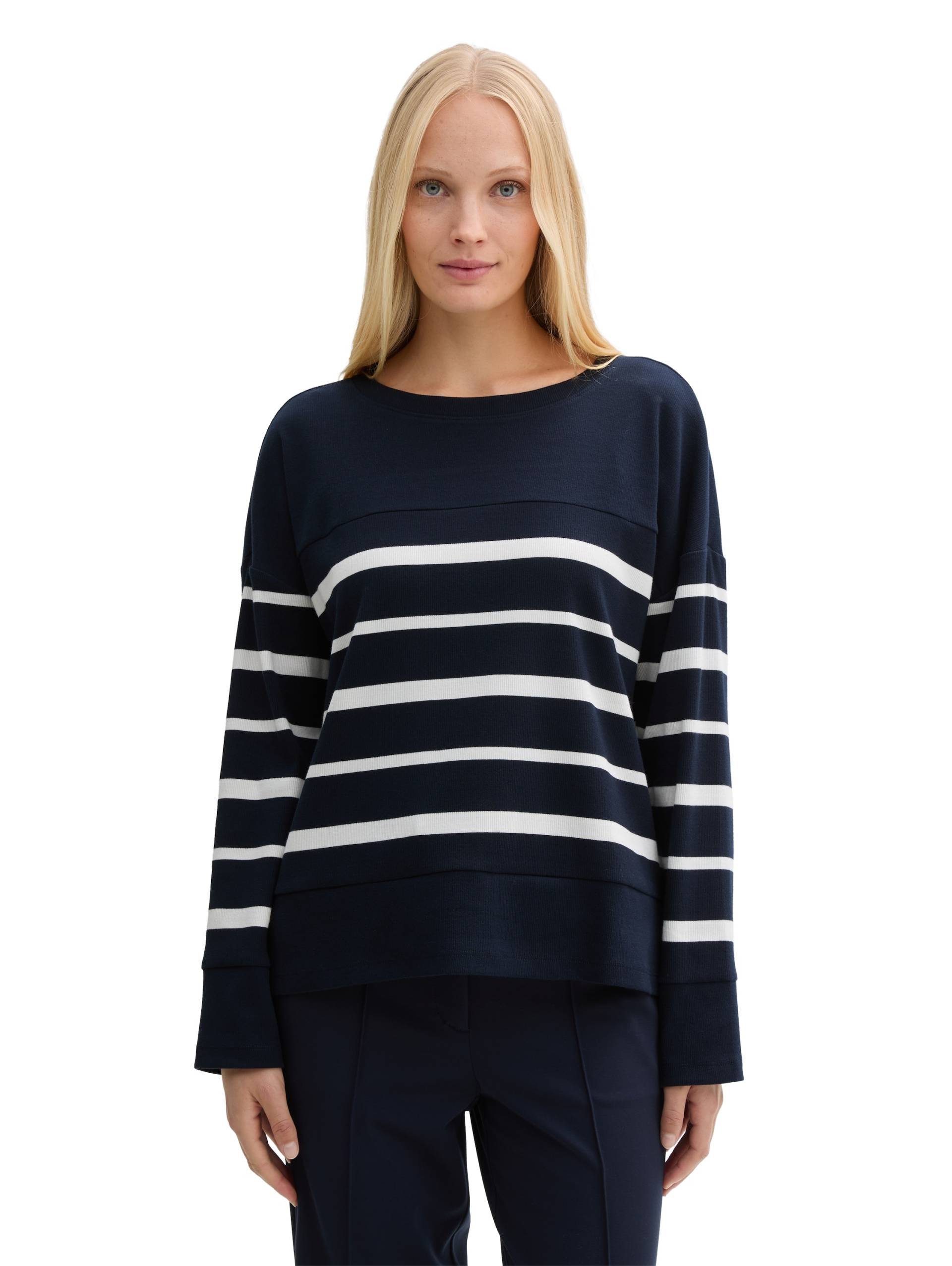 TOM TAILOR Langarmshirt, mit Streifenmuster TOM TAILOR Langarmshirt, mit Streifenmuster von Tom Tailor