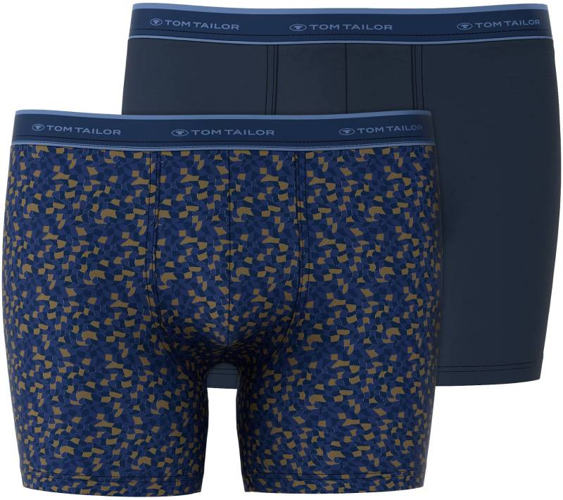 TOM TAILOR Langer Boxer, (2er-Pack), mit Logobund von Tom Tailor