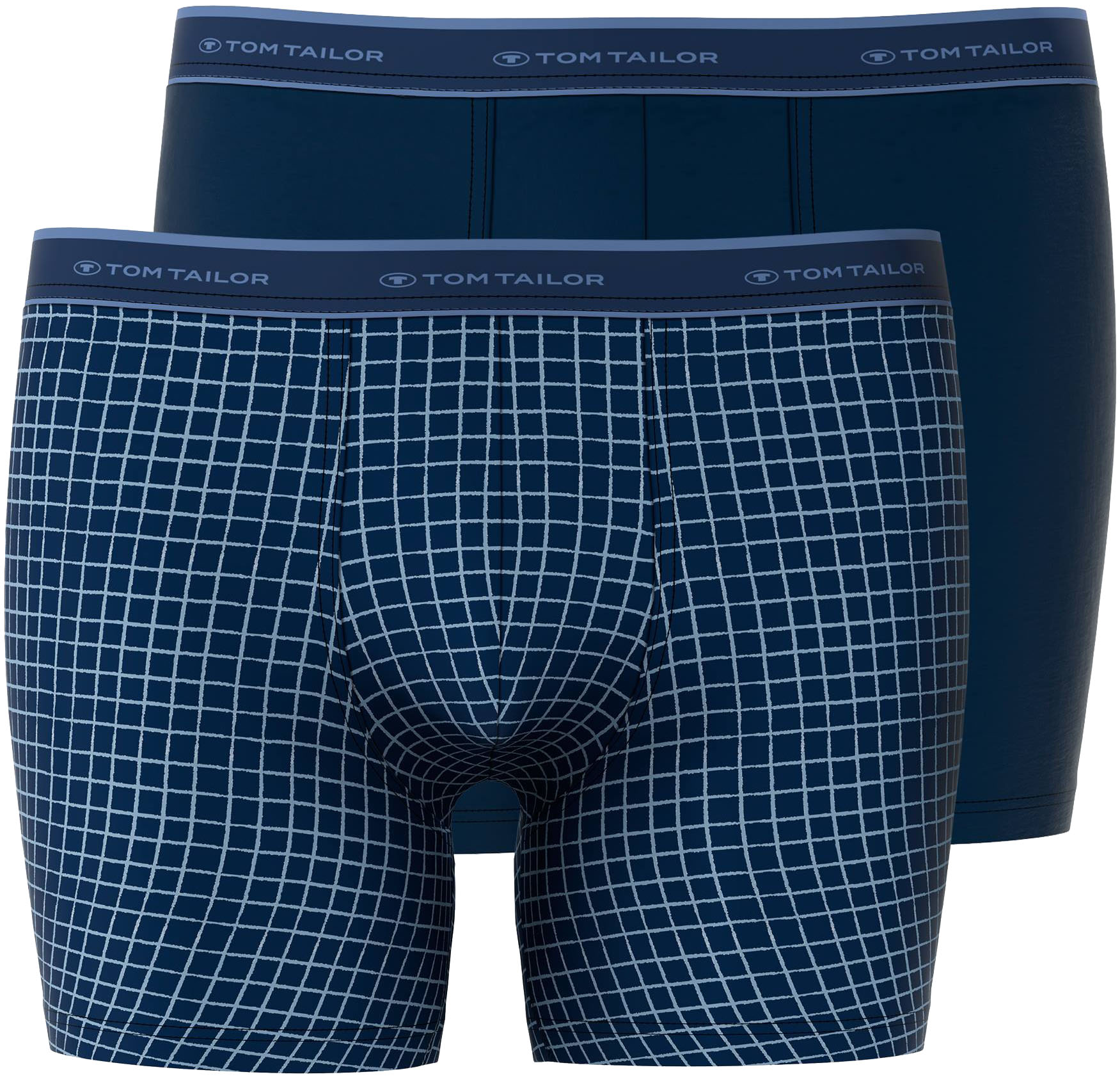 TOM TAILOR Langer Boxer, (2er-Pack), mit Logobund von Tom Tailor