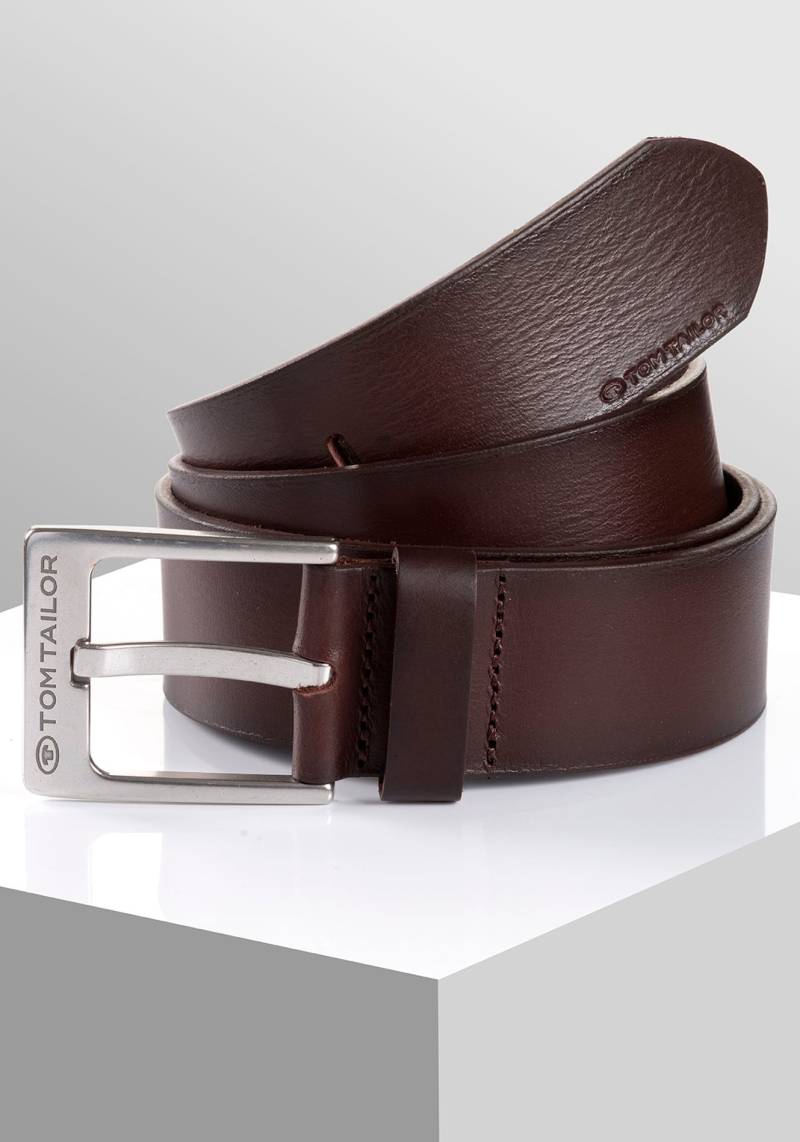 TOM TAILOR Ledergürtel »TTCALVIN«, 4 cm breiter Herrengürtel, Casual und Jeans Look TOM TAILOR Ledergürtel »TTCALVIN«, 4 cm breiter Herrengürtel, Casual und Jeans Look von Tom Tailor