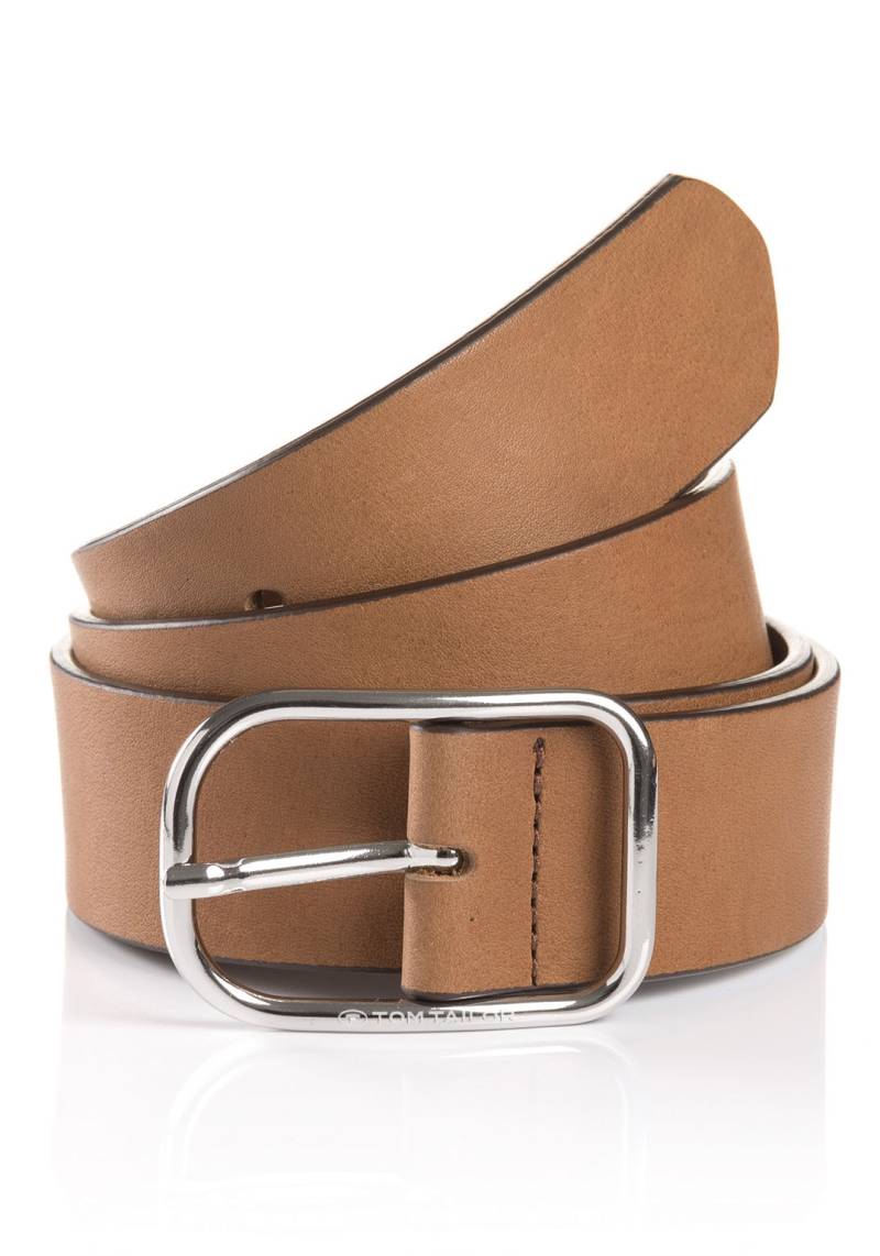 TOM TAILOR Ledergürtel »TTHelen«, mit Logoschriftzug auf der Schliesse TOM TAILOR Ledergürtel »TTHelen«, mit Logoschriftzug auf der Schliesse von Tom Tailor